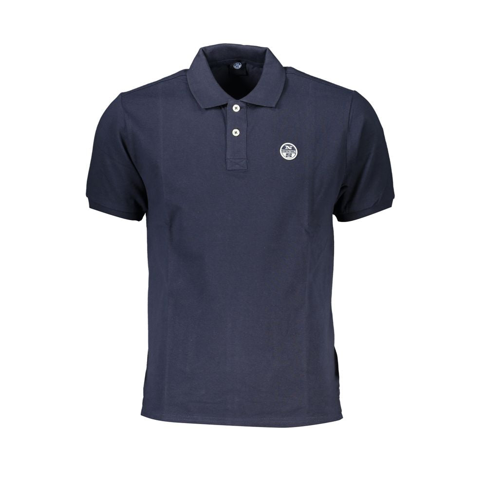 North Sails Blue Cotton Polo Shirt