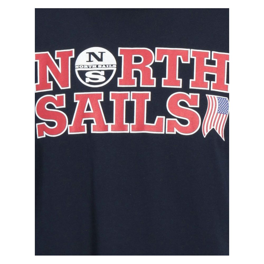 Памучна тениска North Sails Nautical Nostalgia в тъмносиньо