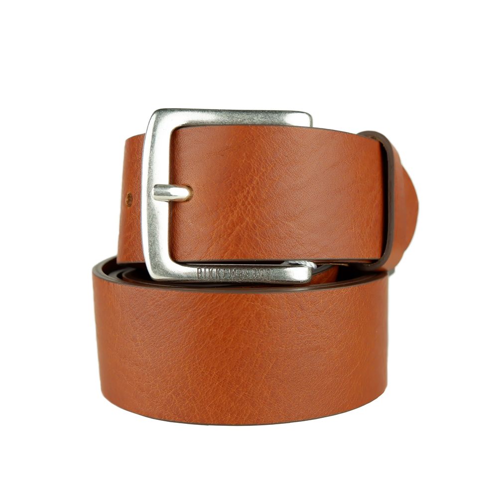 Bikkembergs кафяв кожен колан от телешка кожа