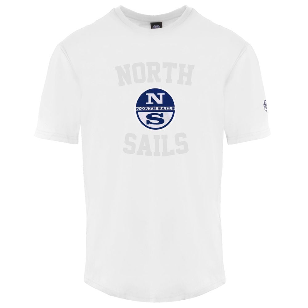 Бяла памучна тениска North Sails