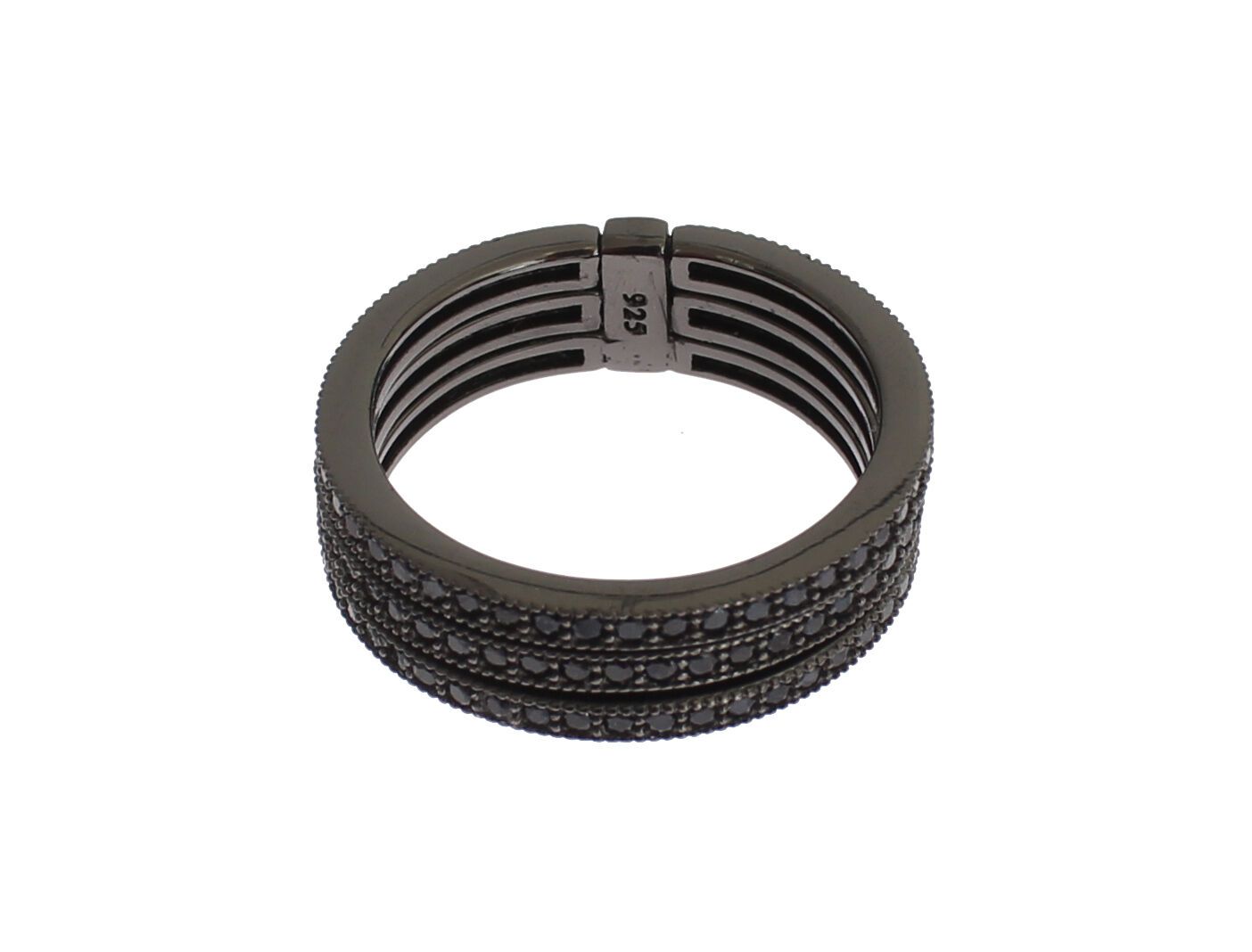 Nialaya Black CZ 925 Sterling Silver Дамски
