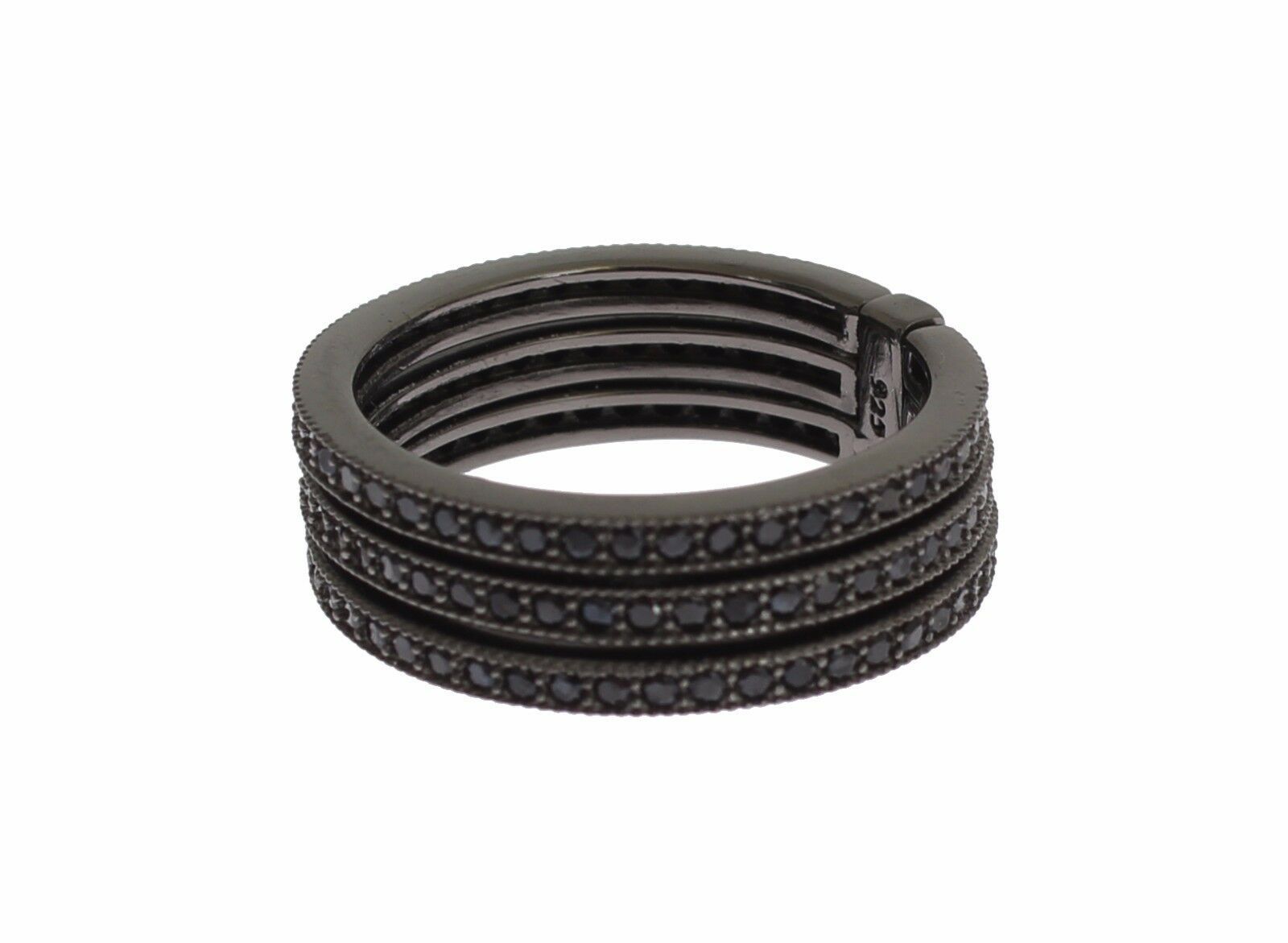 Nialaya Black CZ 925 Sterling Silver Дамски