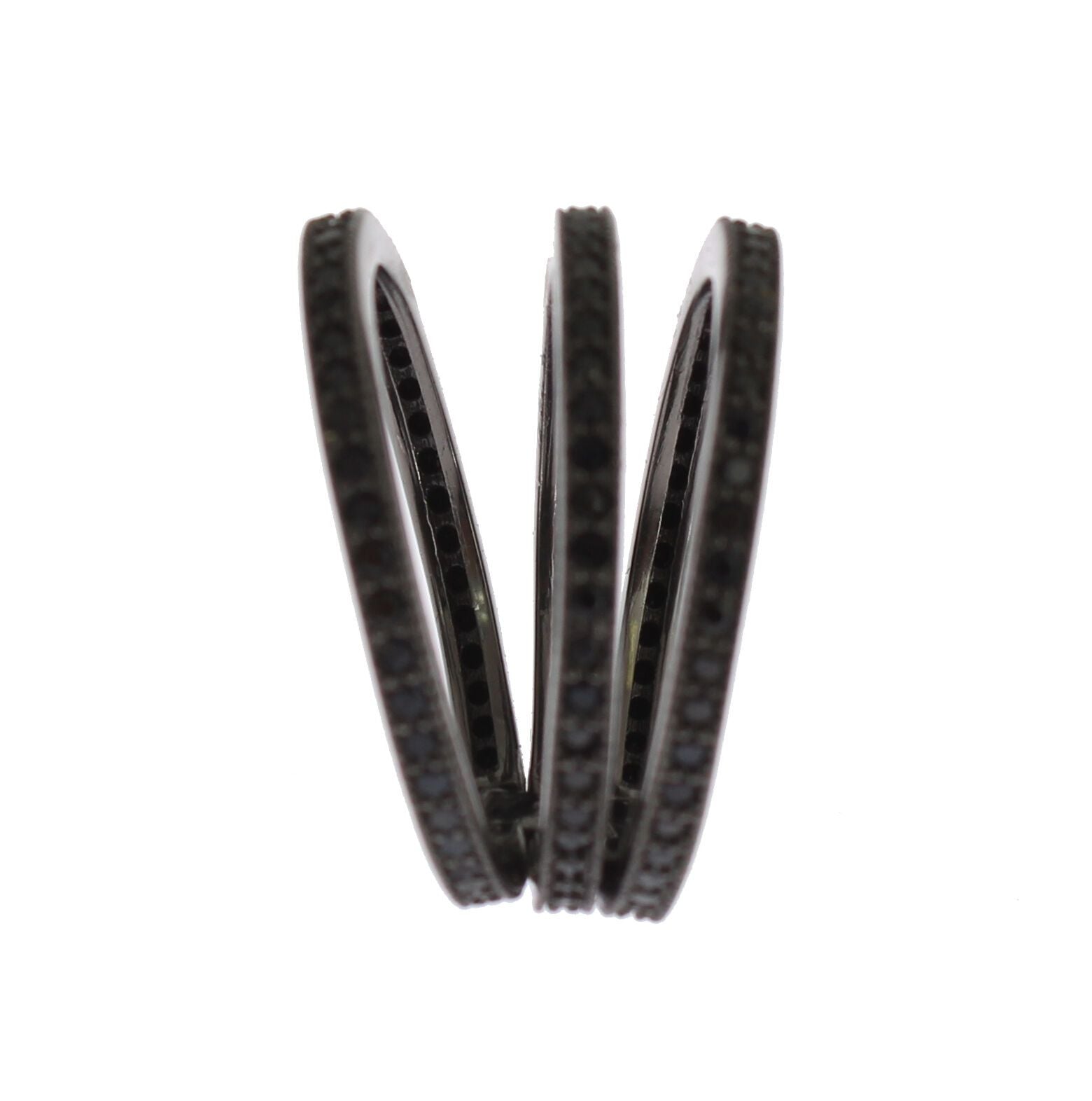 Nialaya Black CZ 925 Sterling Silver Дамски