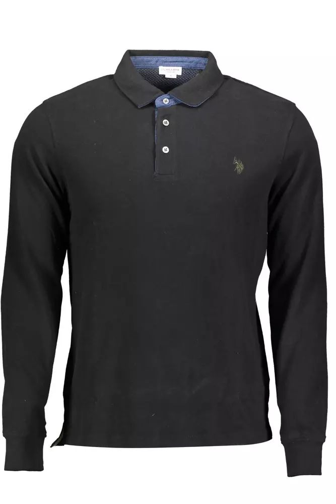U.S. POLO ASSN. Elegant Long-Sleeved Polo with Elbow Patches