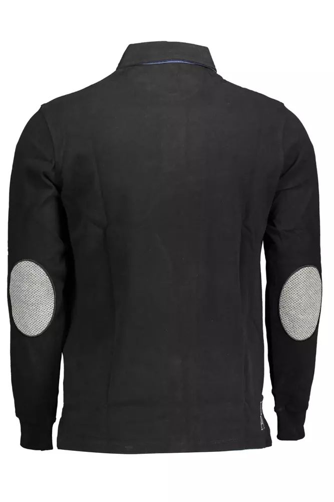 U.S. POLO ASSN. Elegant Long-Sleeve Polo with Contrasting Accents