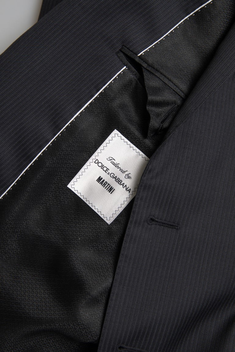Dolce & Gabbana Черен едноредов костюм MARTINI от 2 части