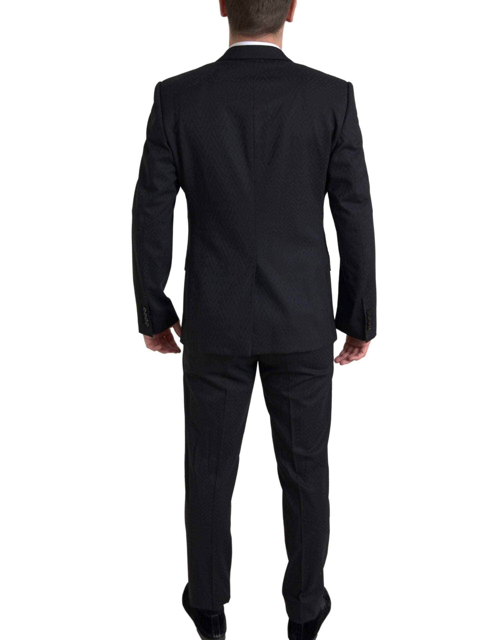 Dolce & Gabbana Exclusive Martini Black Slim Fit Suit