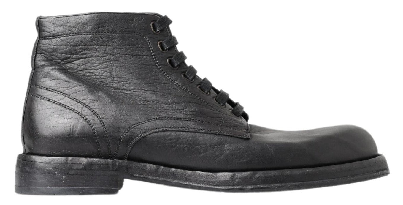 Dolce & Gabbana Black Horse кожени ботуши Perugino