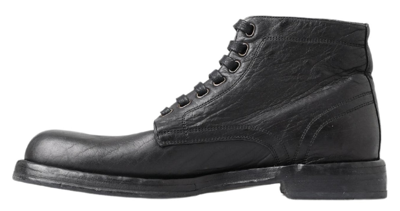 Dolce & Gabbana Black Horse кожени ботуши Perugino