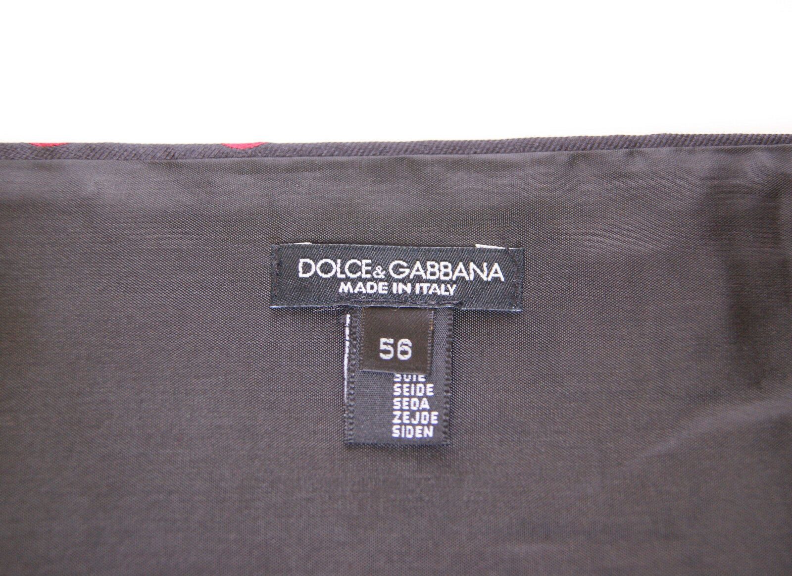 Dolce & Gabbana черен колан за смокинг с пушачи на талия