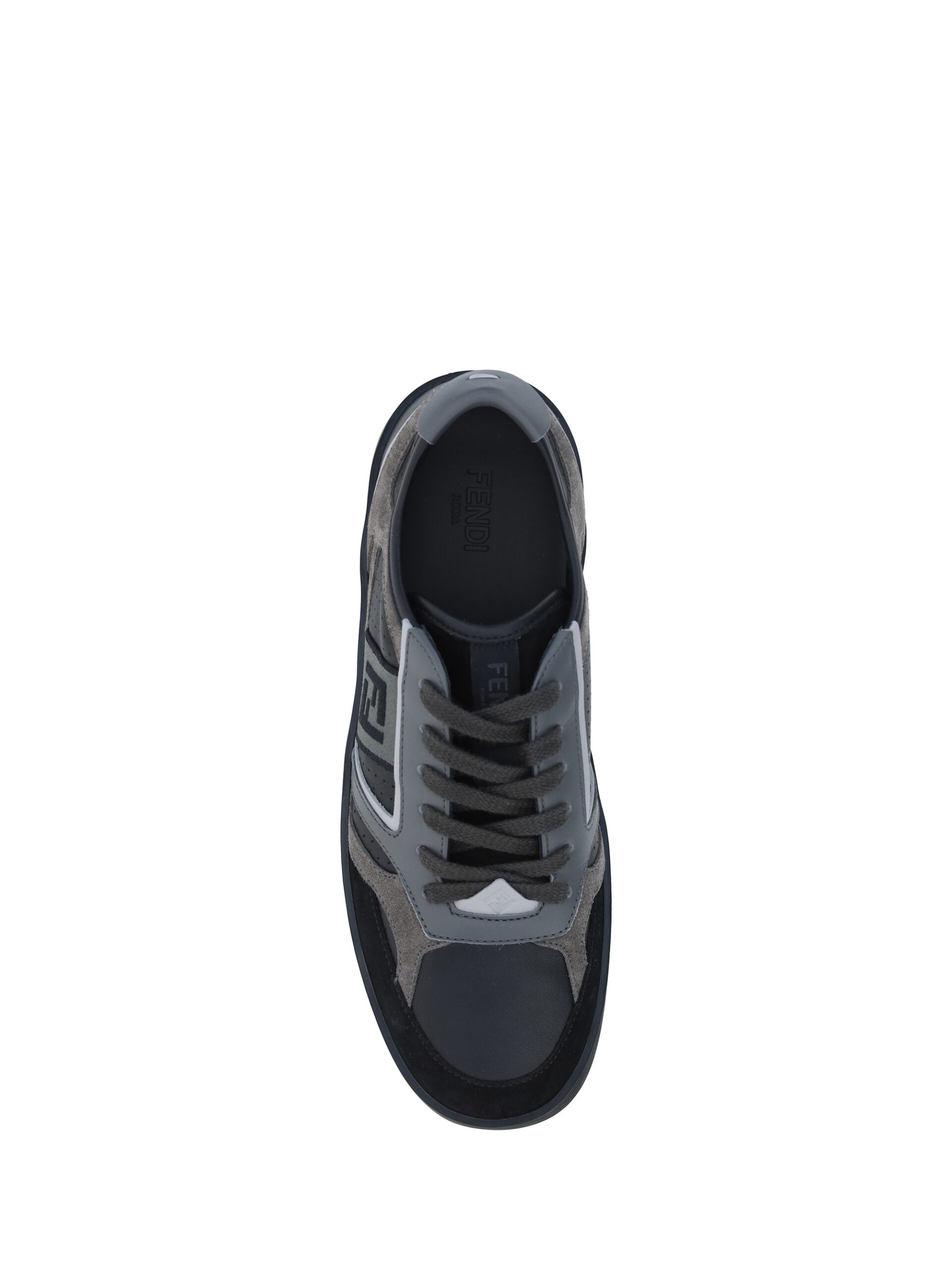 Fendi Elevate Your Steps with Sleek Monochrome Sneakers