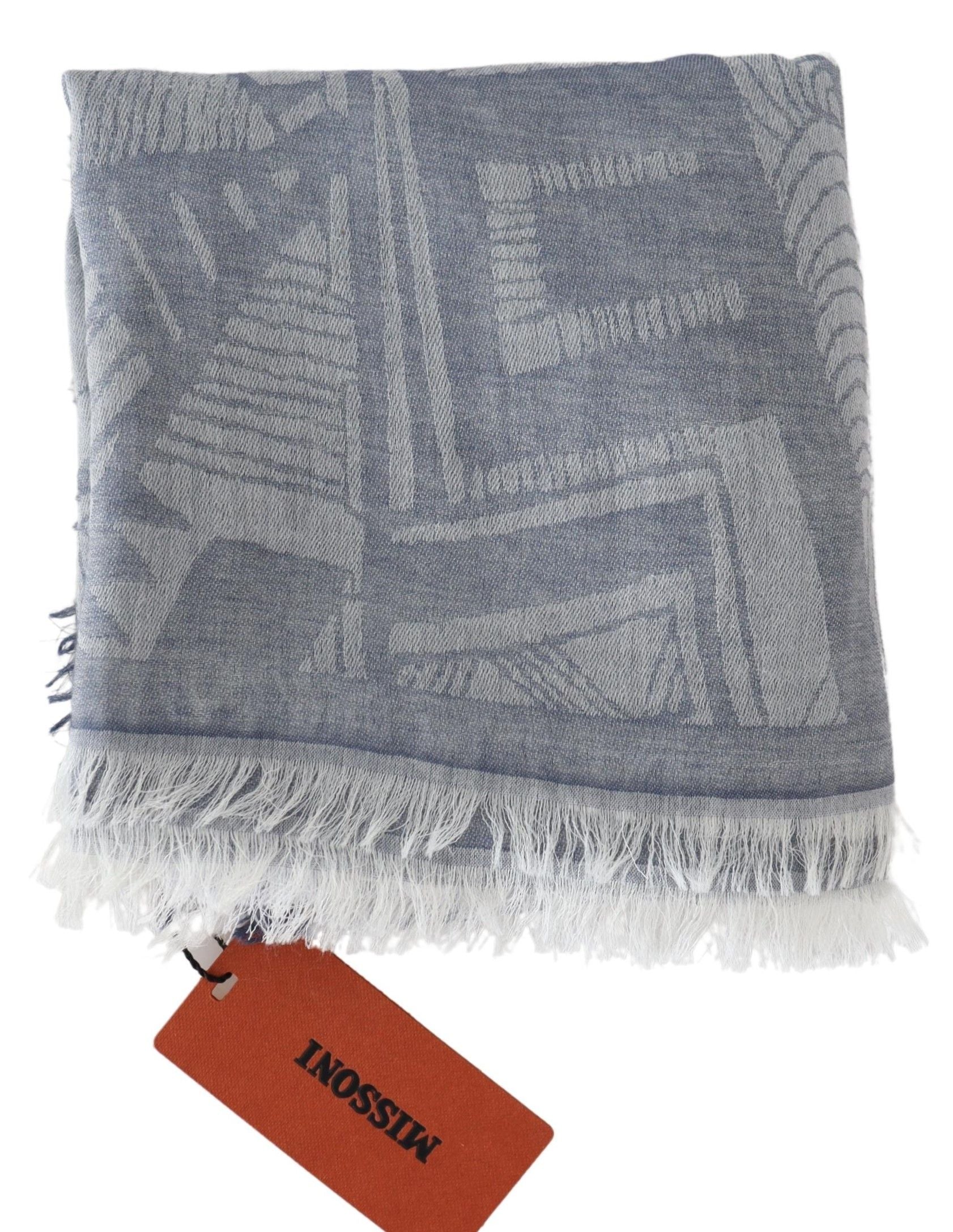 Missoni сив кашмирен унисекс топъл шал за врата