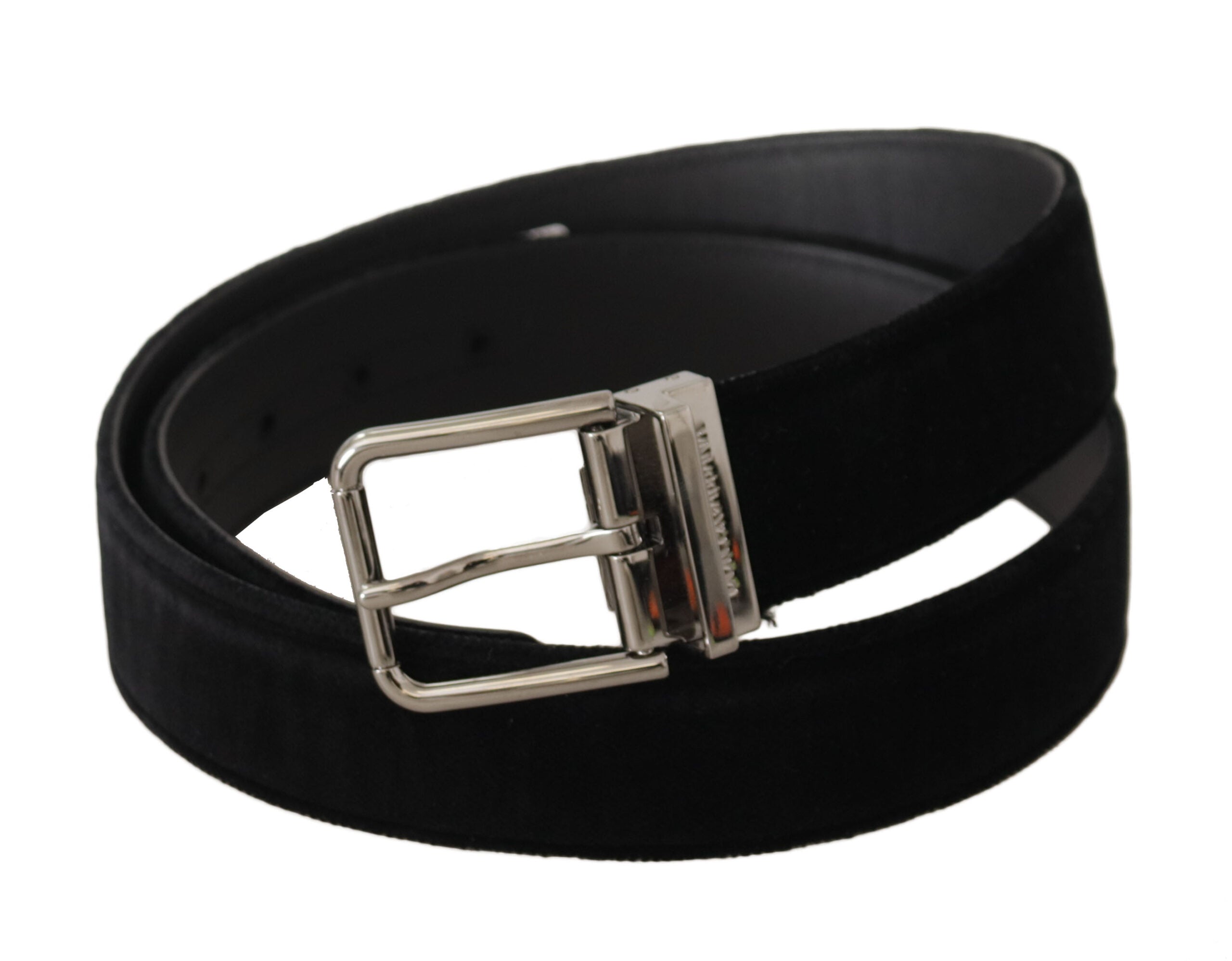 Dolce & Gabbana Sophisticated Velvet Leather Belt