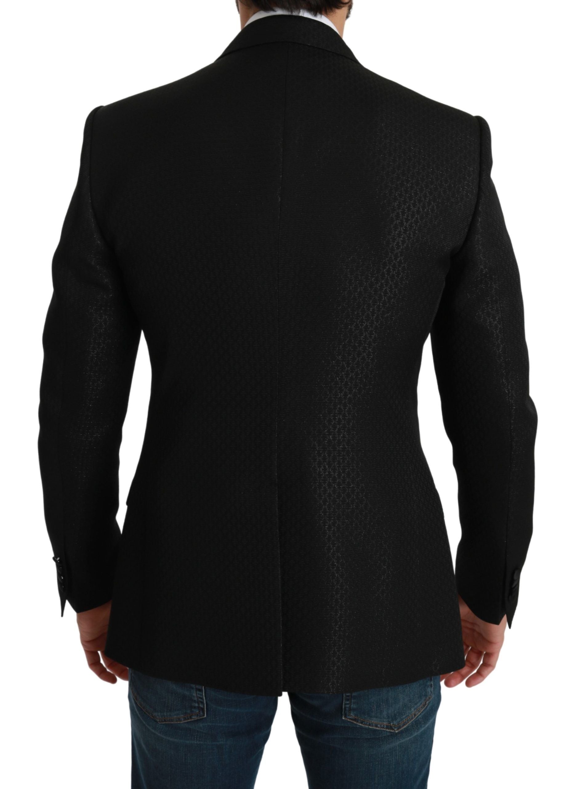 Dolce & Gabbana Черно прилепнало яке MARTINI Blazer