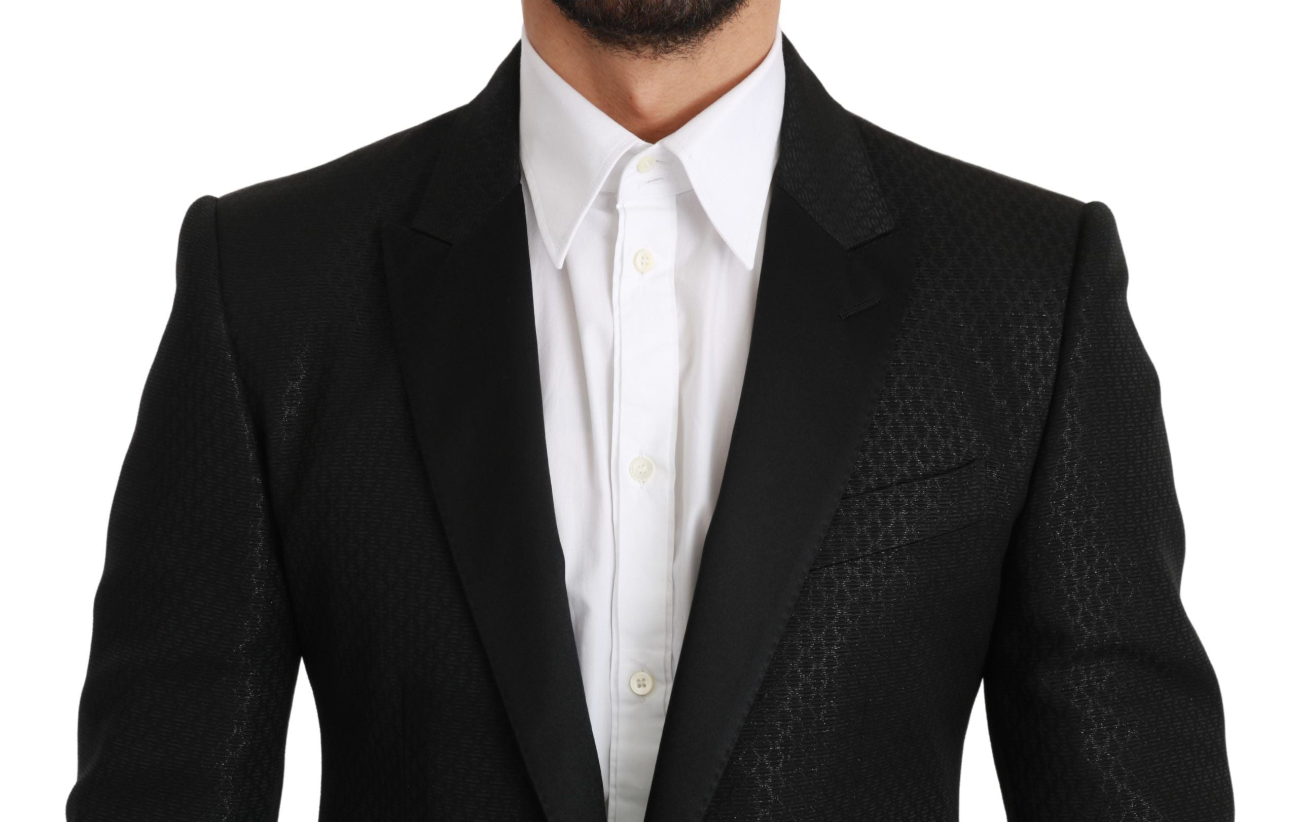 Dolce & Gabbana Черно прилепнало яке MARTINI Blazer