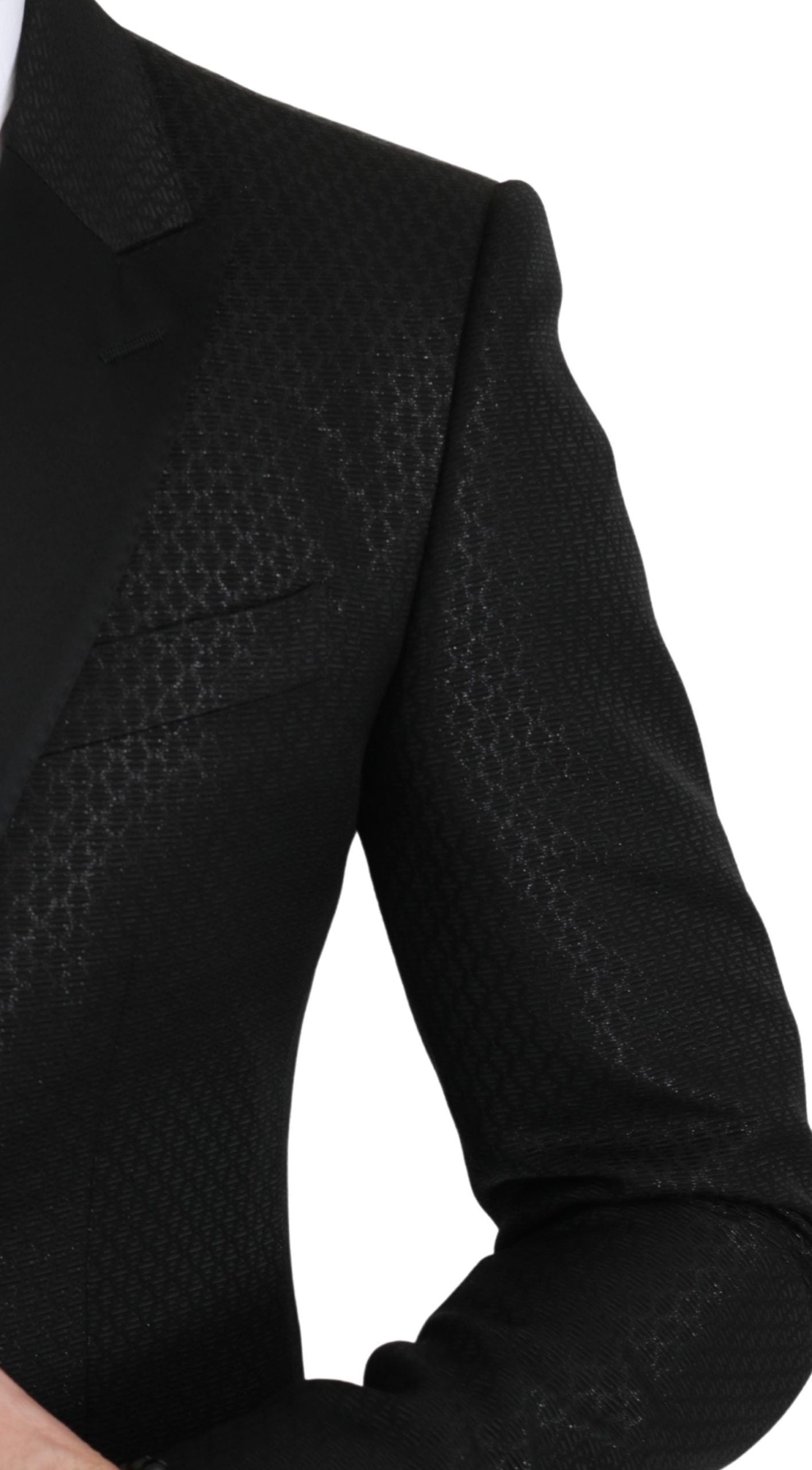 Dolce & Gabbana Черно прилепнало яке MARTINI Blazer
