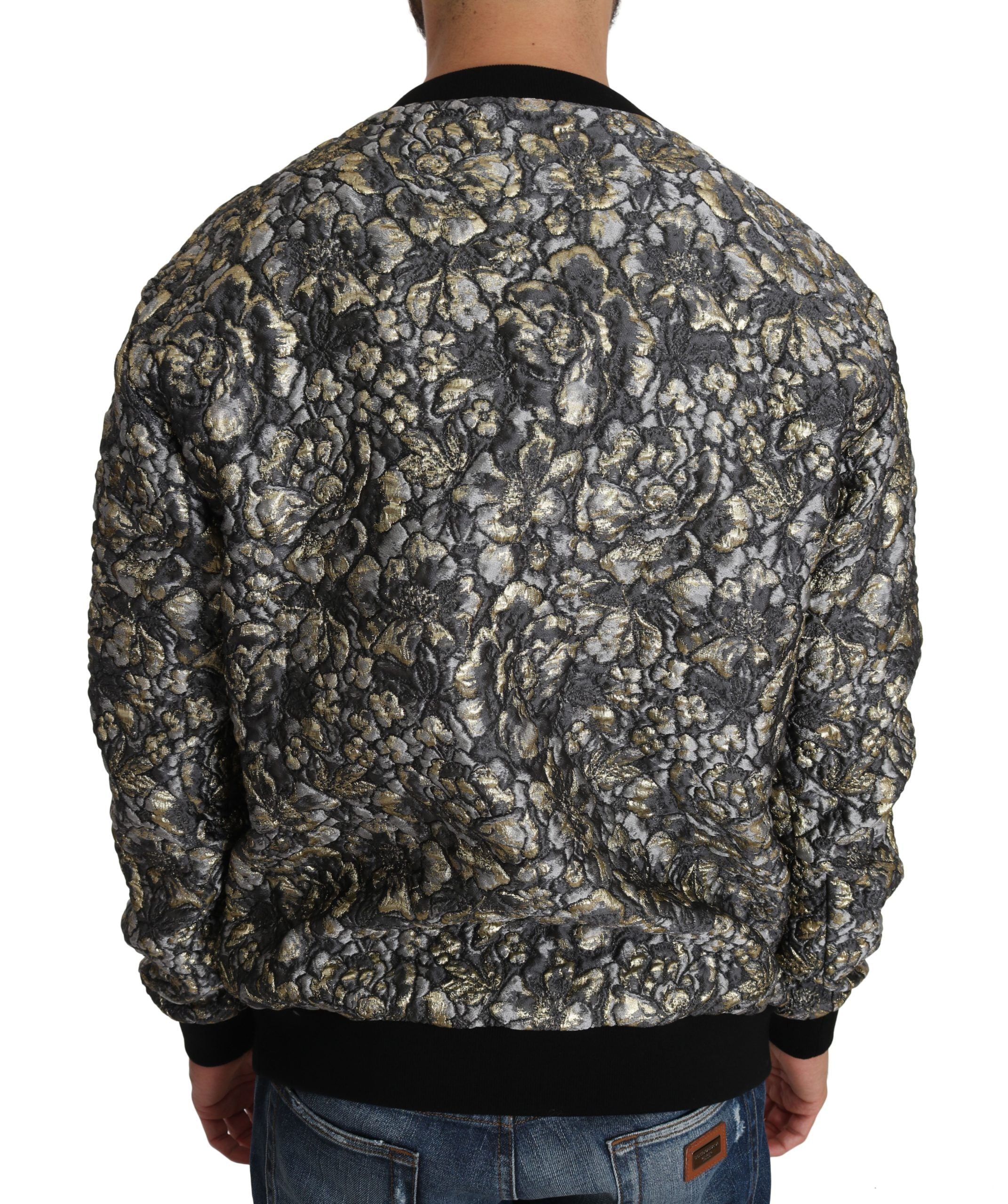 Dolce & Gabbana Многоцветен пуловер SAMBA Jacquard Palmtree