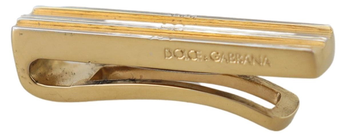 Dolce & Gabbana Elegant Gold Brass Tie Clip for Men