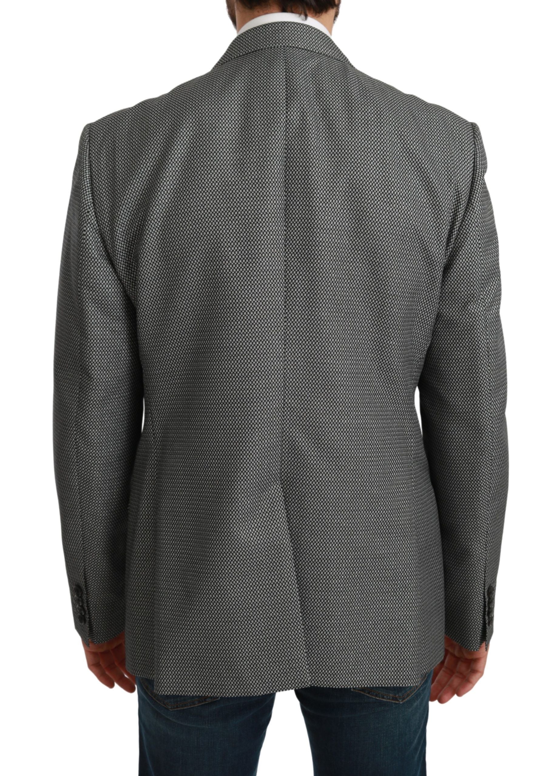 Dolce & Gabbana Grey Slim Fit Официален сако MARTINI