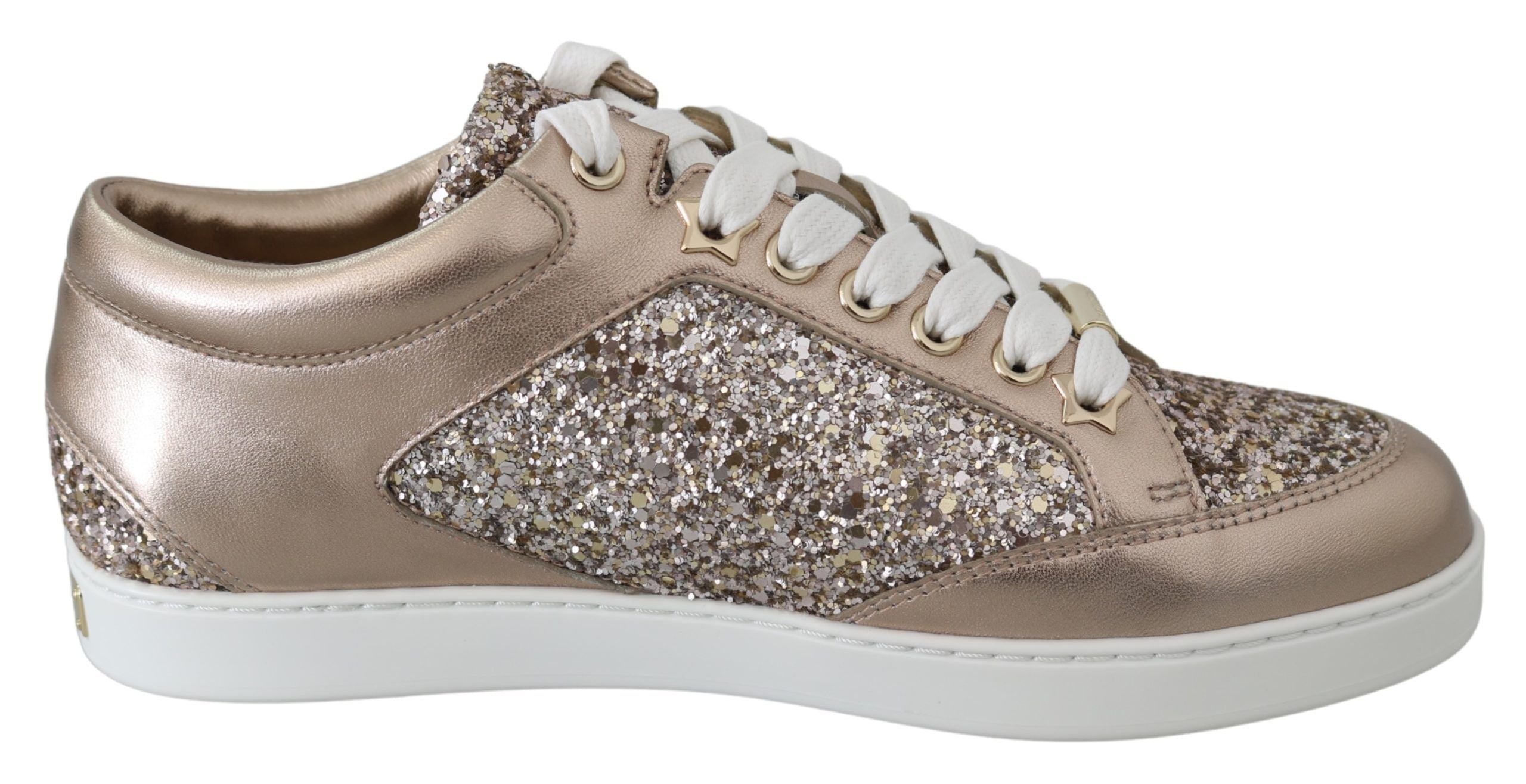 Розови кожени маратонки Jimmy Choo Ballet Miami