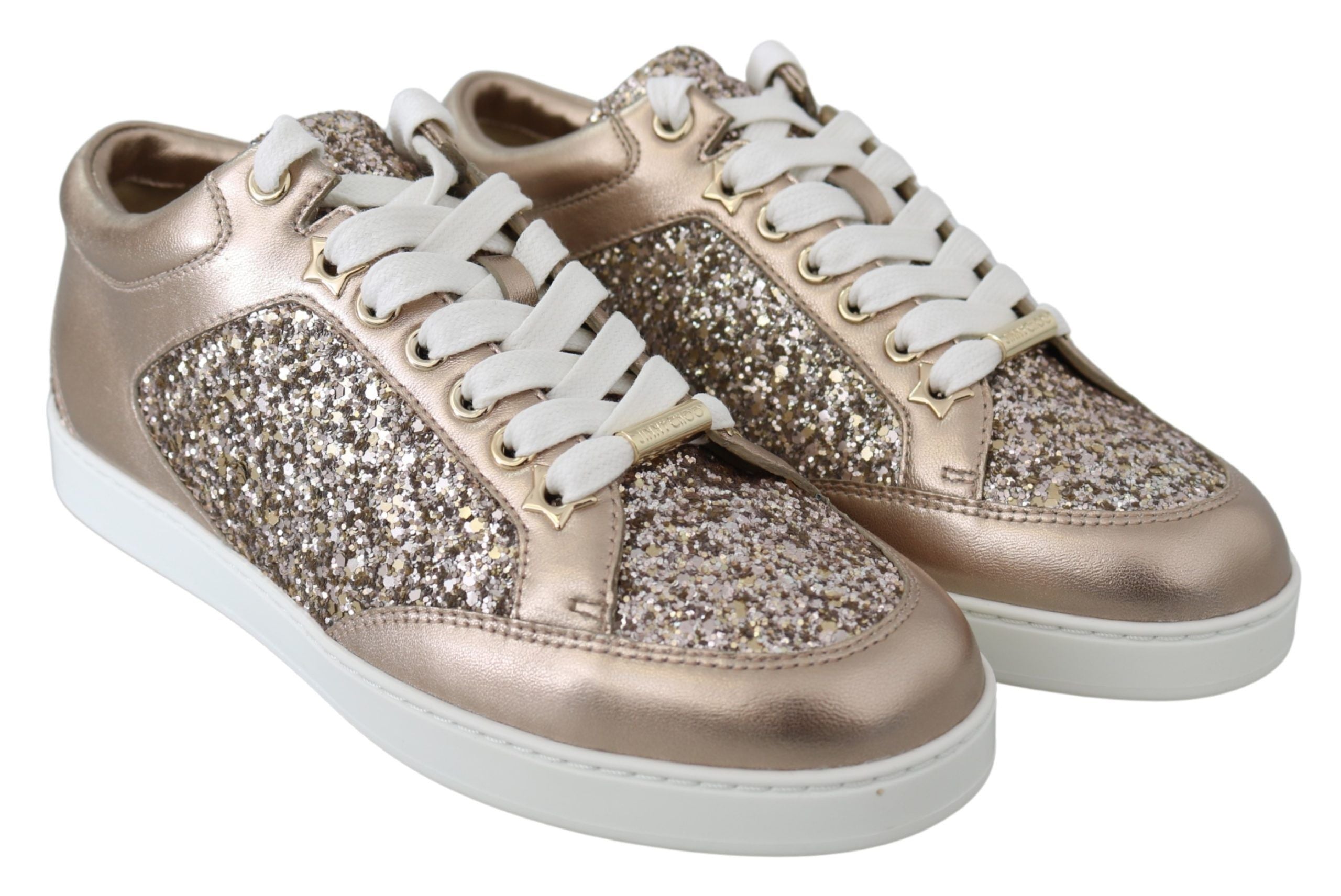 Розови кожени маратонки Jimmy Choo Ballet Miami