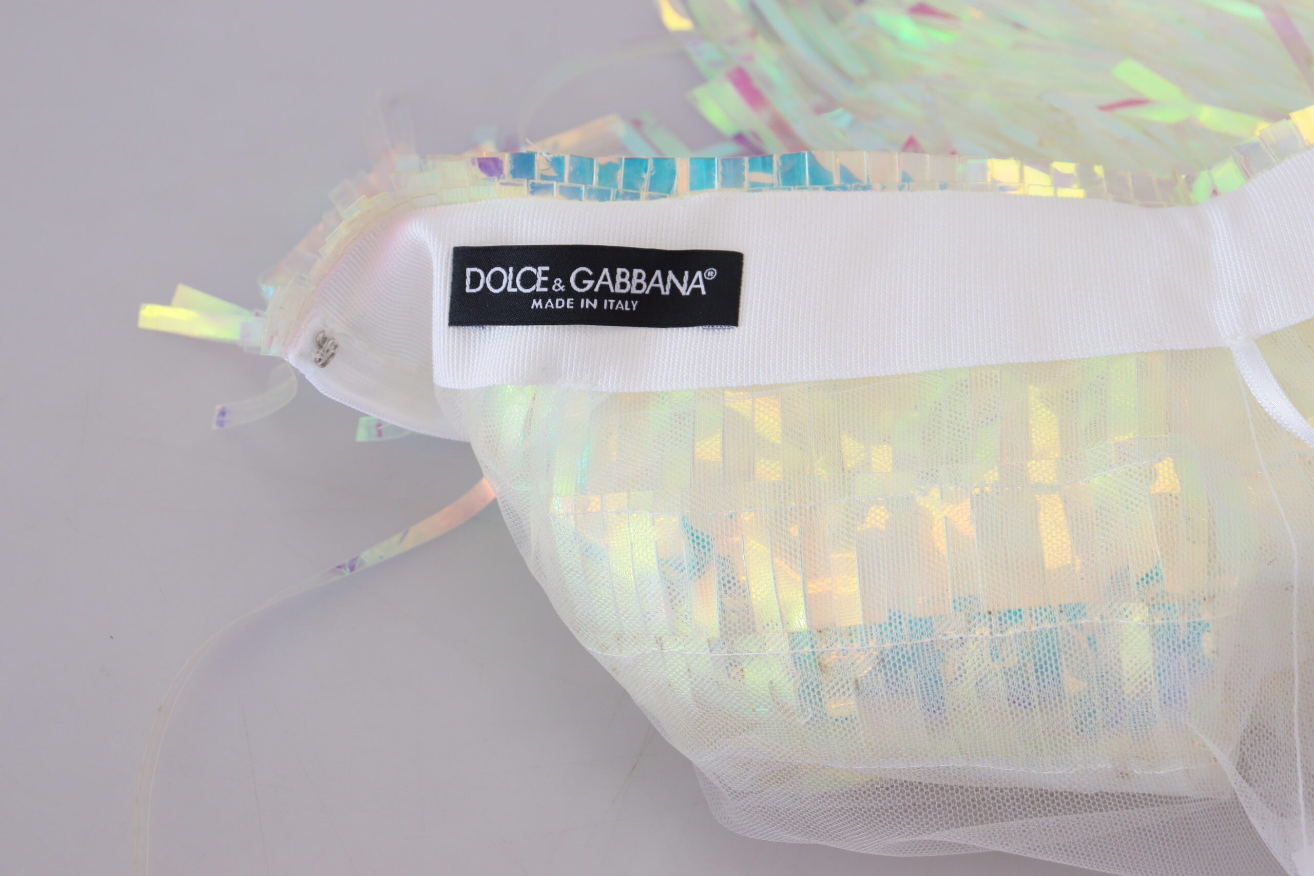 Многоцветна пола от тюл с ресни на Dolce & Gabbana