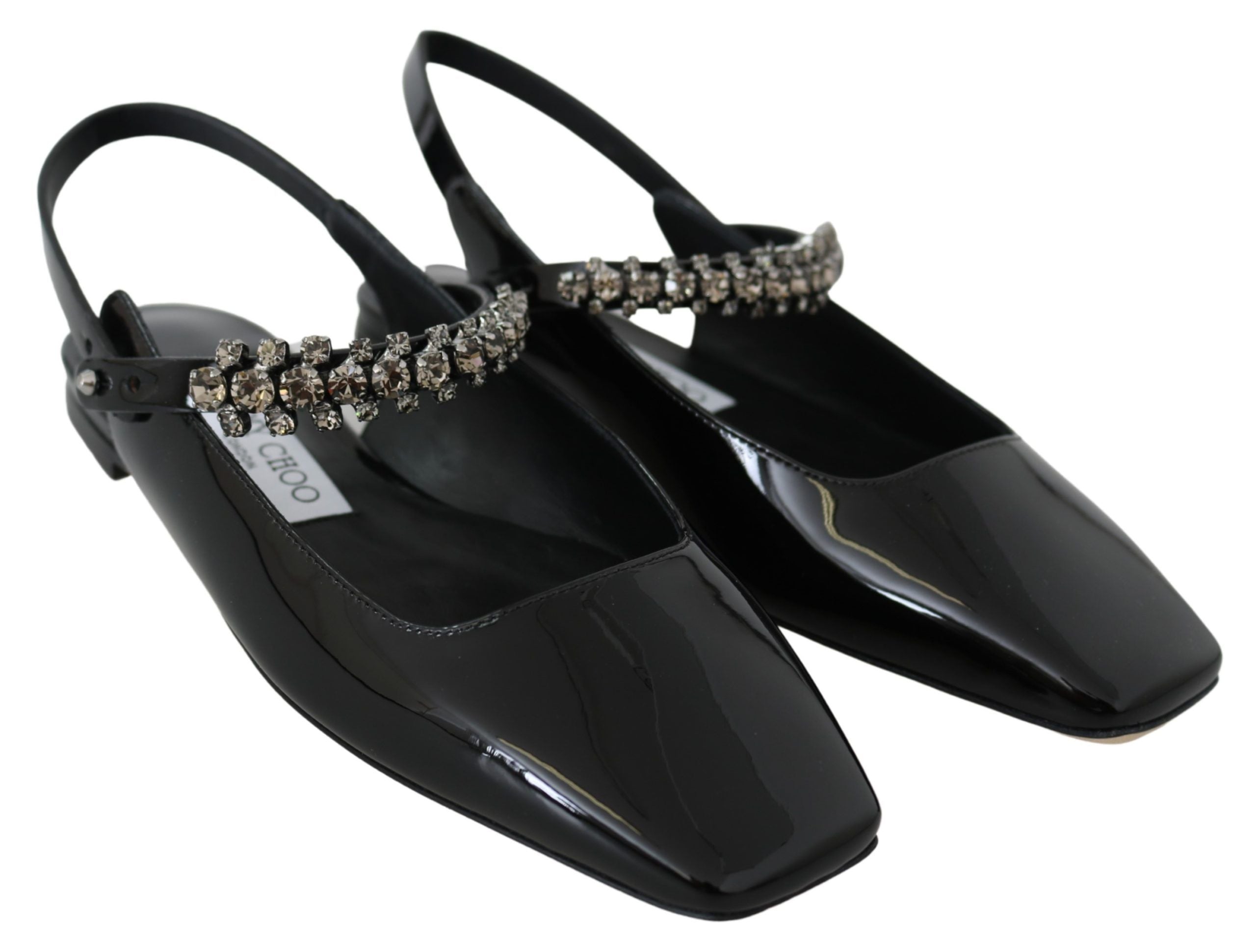 Черни лачени обувки Mahdis Jimmy Choo