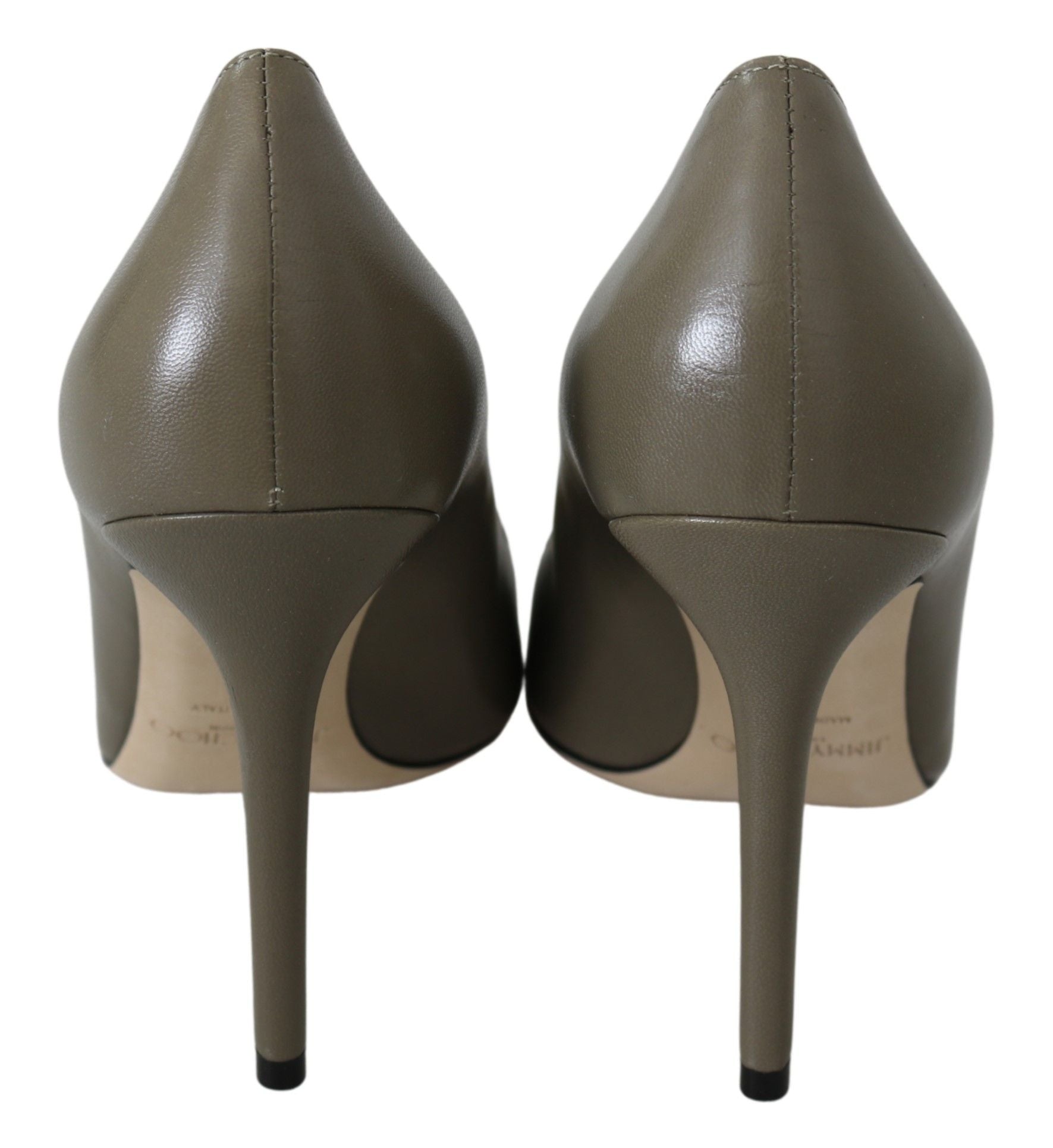 Jimmy Choo Pebble Зелени кожени обувки Amika