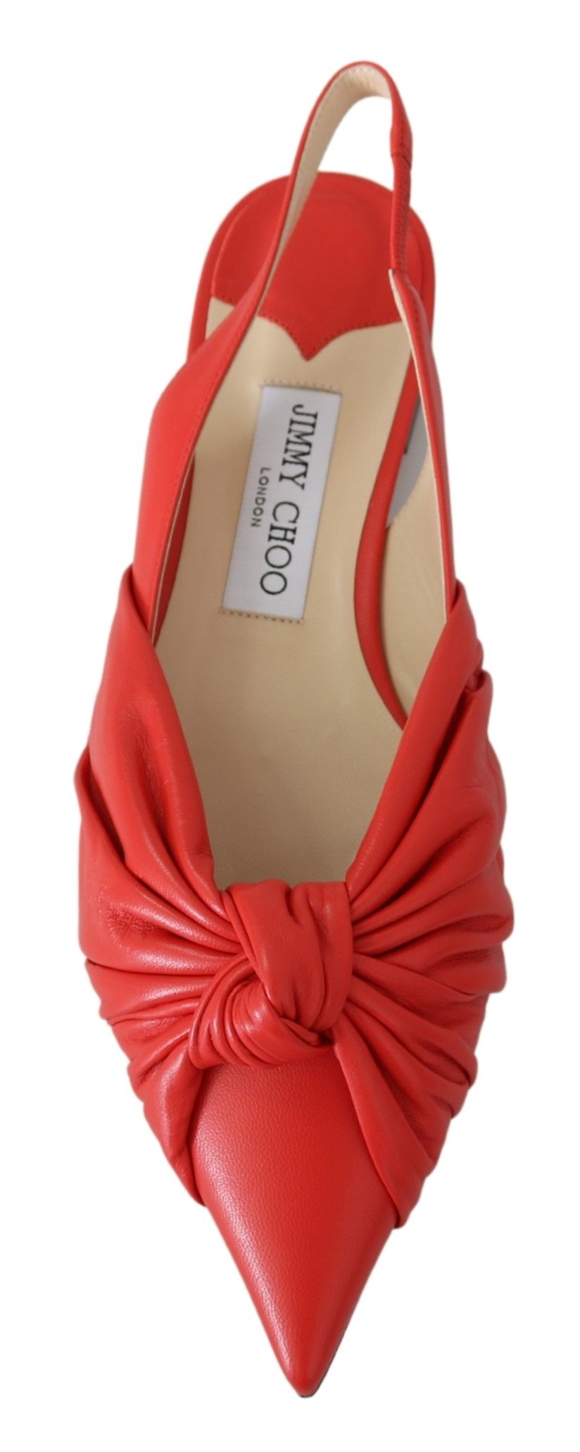 Кожени обувки Jimmy Choo Annabell Flat Nap Chilli