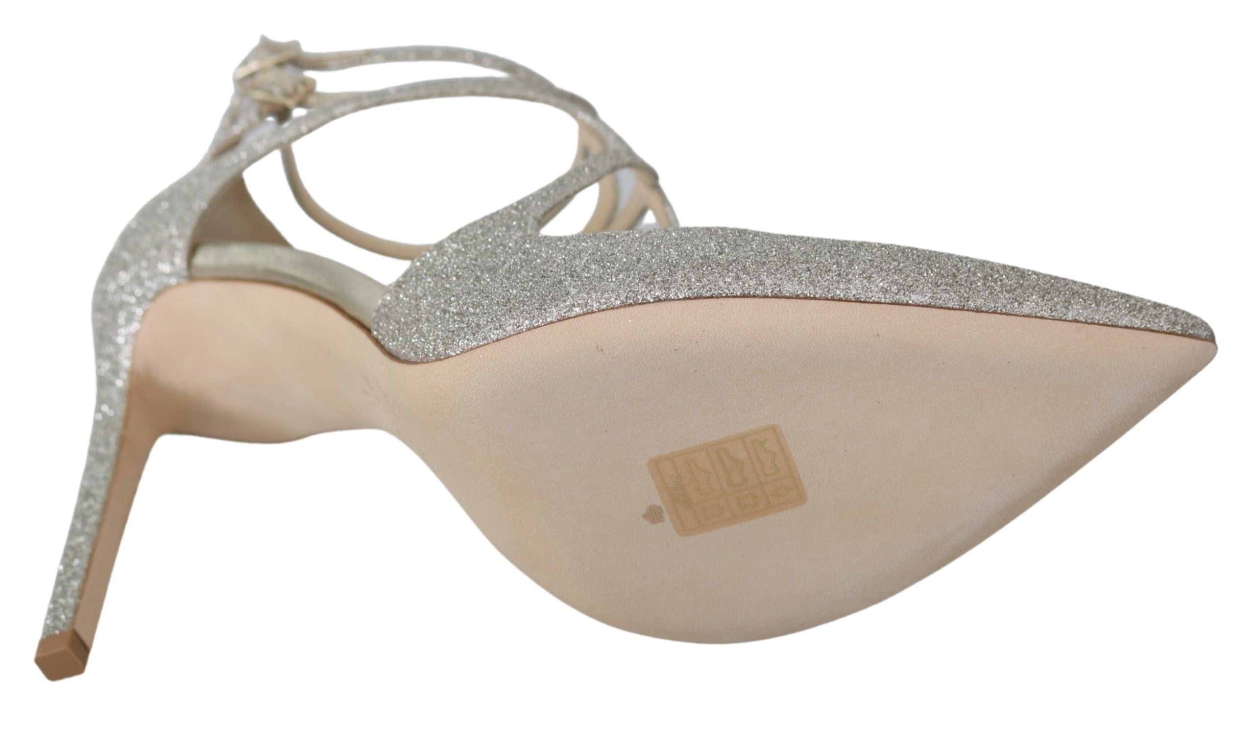 Обувки Jimmy Choo Platinum Ice Leather Lancer 100 Pumps