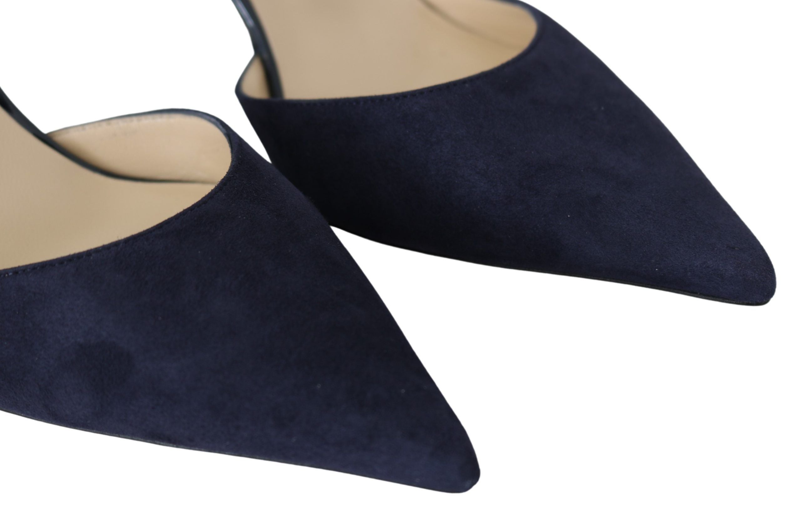 Jimmy Choo тъмносини кожени обувки тип помпи Darylin 85
