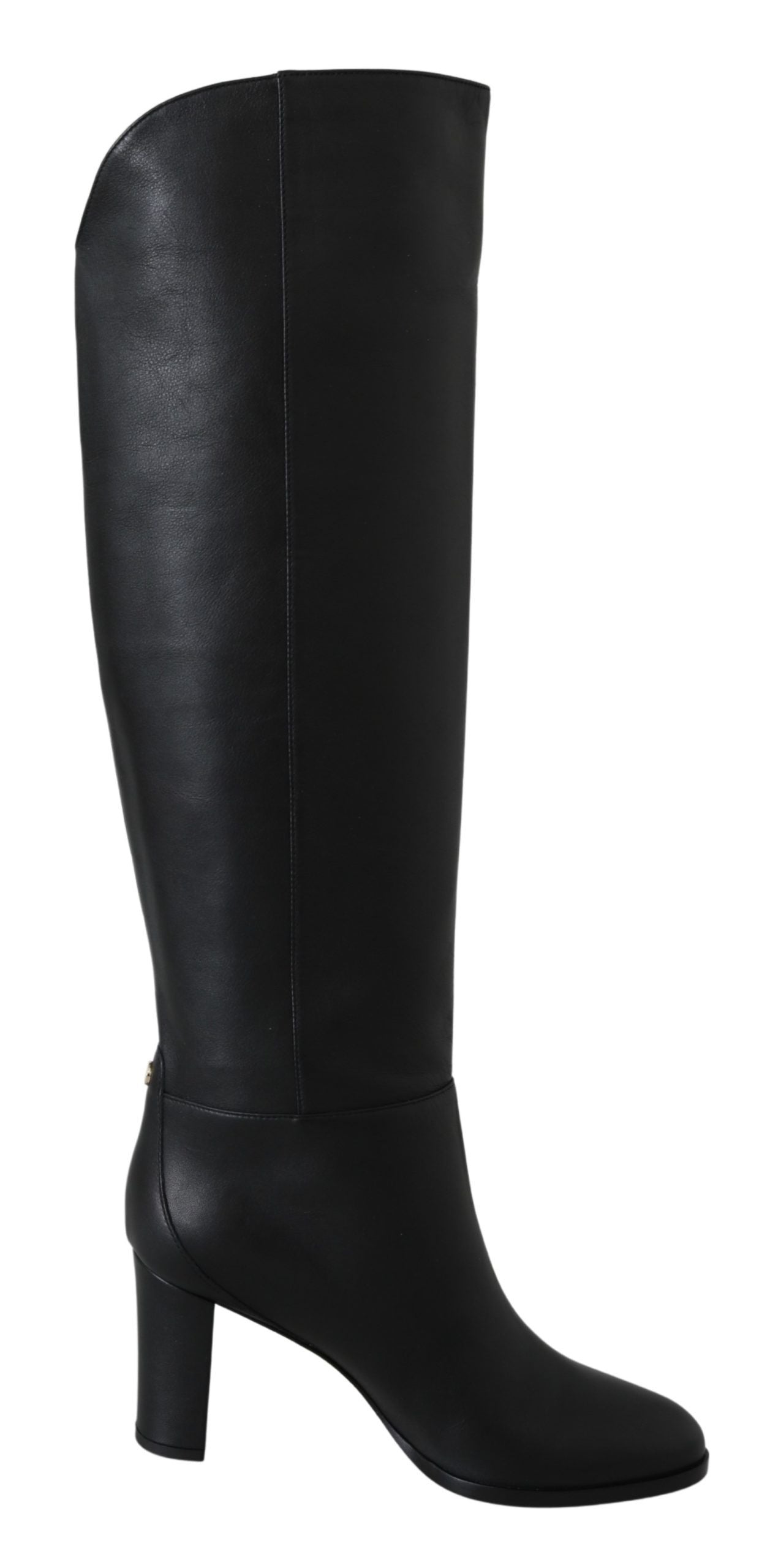 Черни кожени боти Jimmy Choo Madalie 80 Обувки