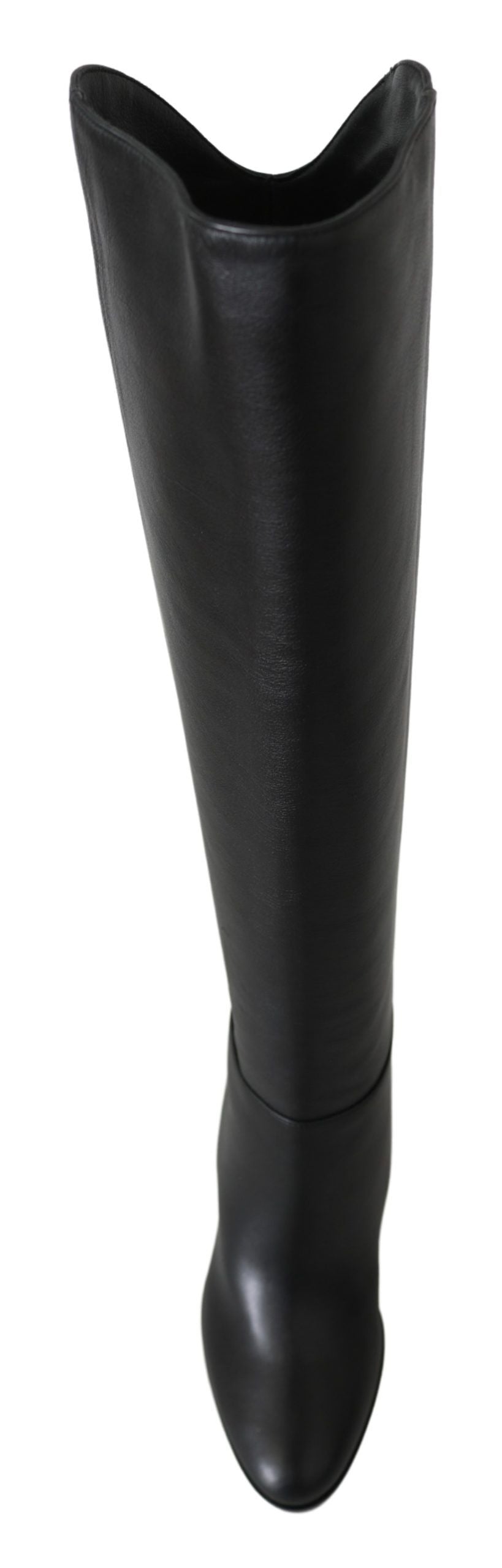 Черни кожени боти Jimmy Choo Madalie 80 Обувки