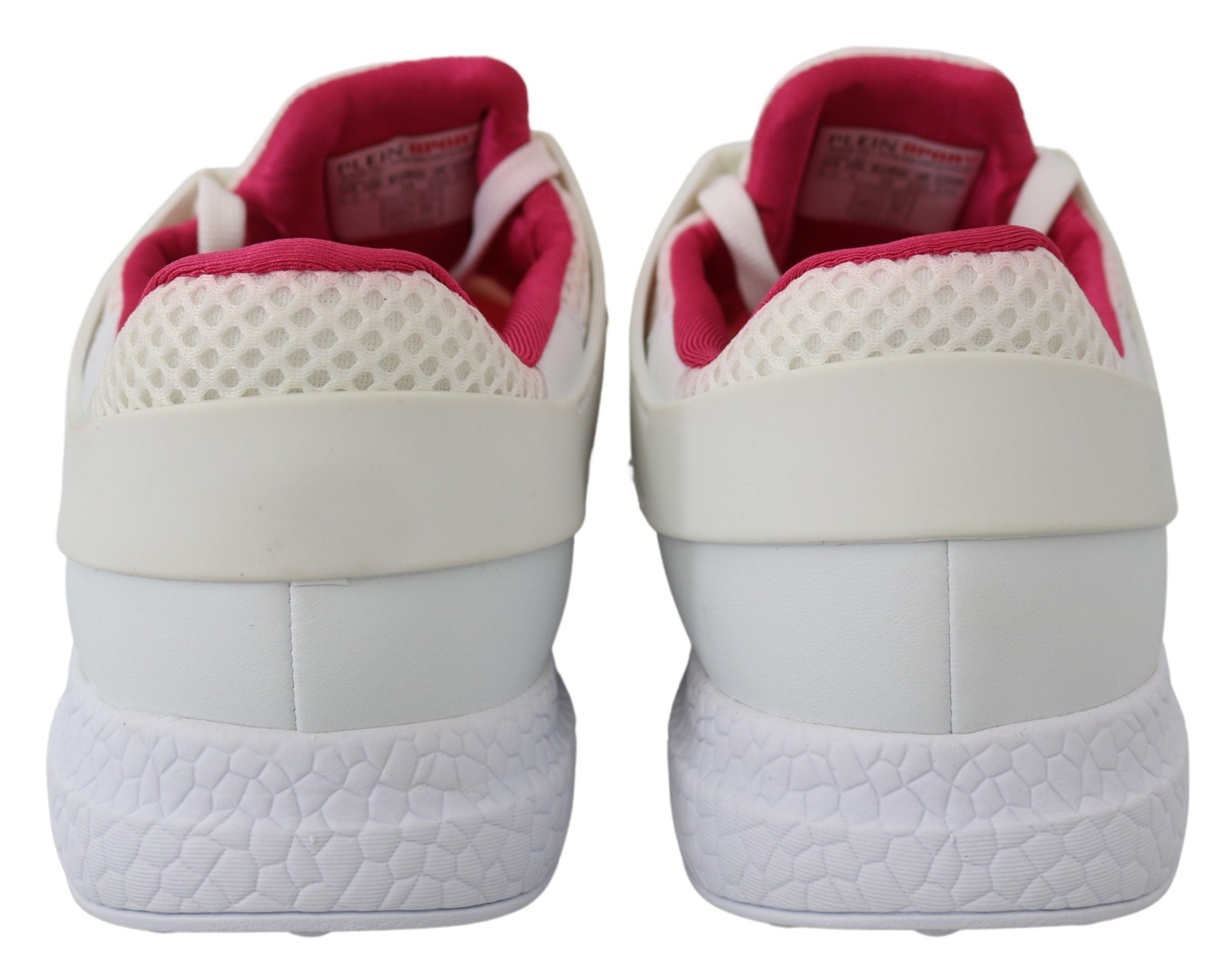 Бели маратонки Becky от полиестер Plein Sport Runner