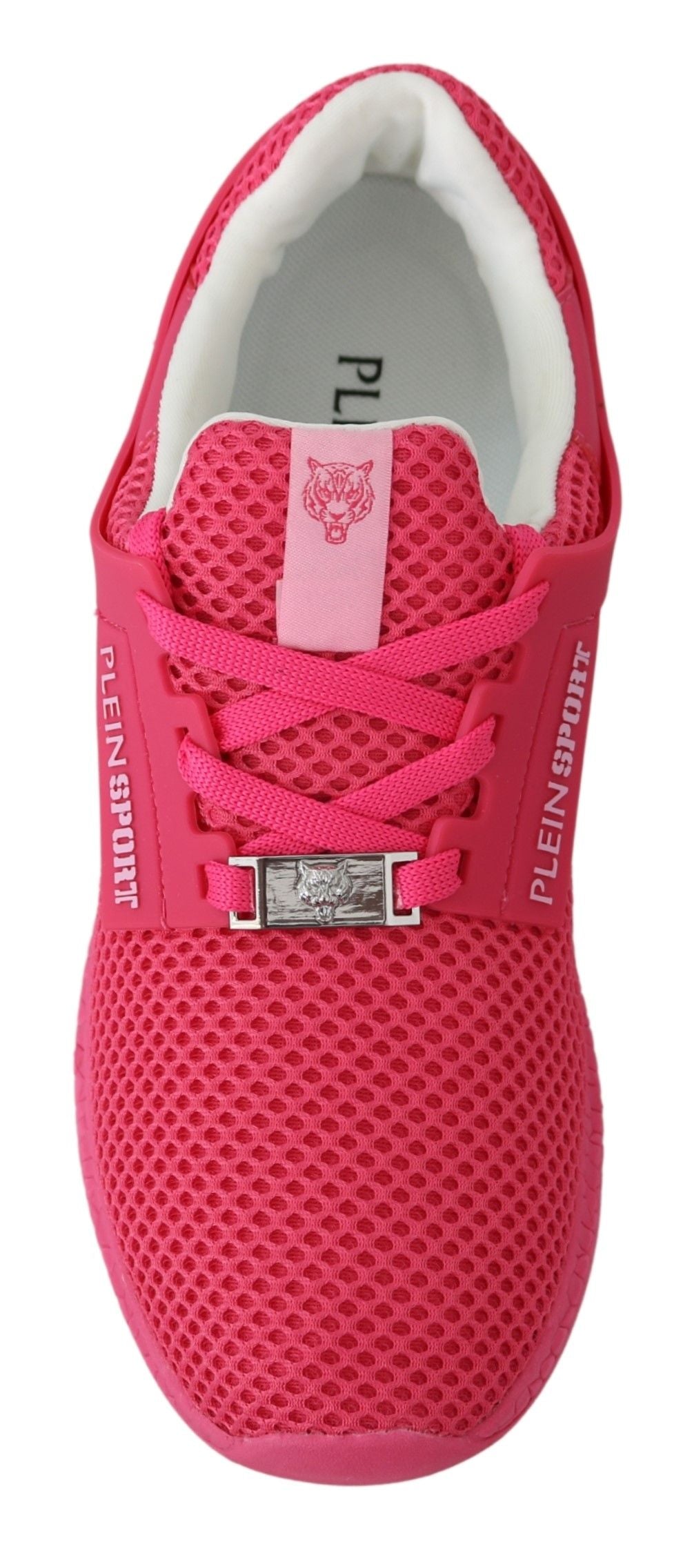 Обувки Plein Sport Fuxia Beetroot Polyester Runner Becky Sneakers