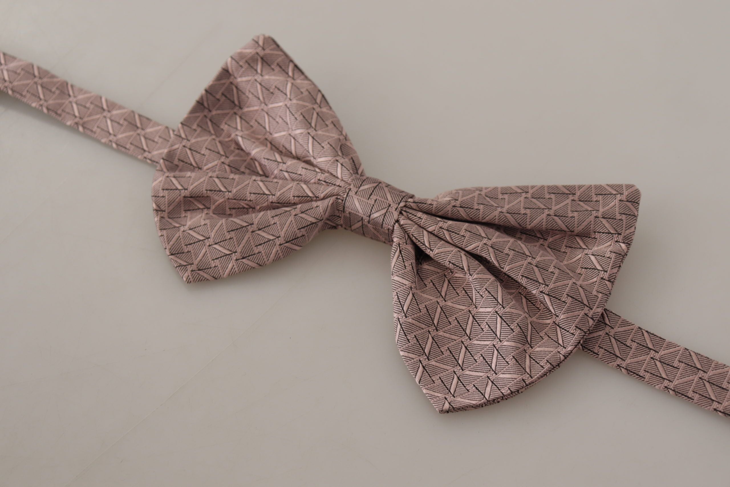 Dolce & Gabbana Grey Fantasy Print Papillon папионка с регулируема яка