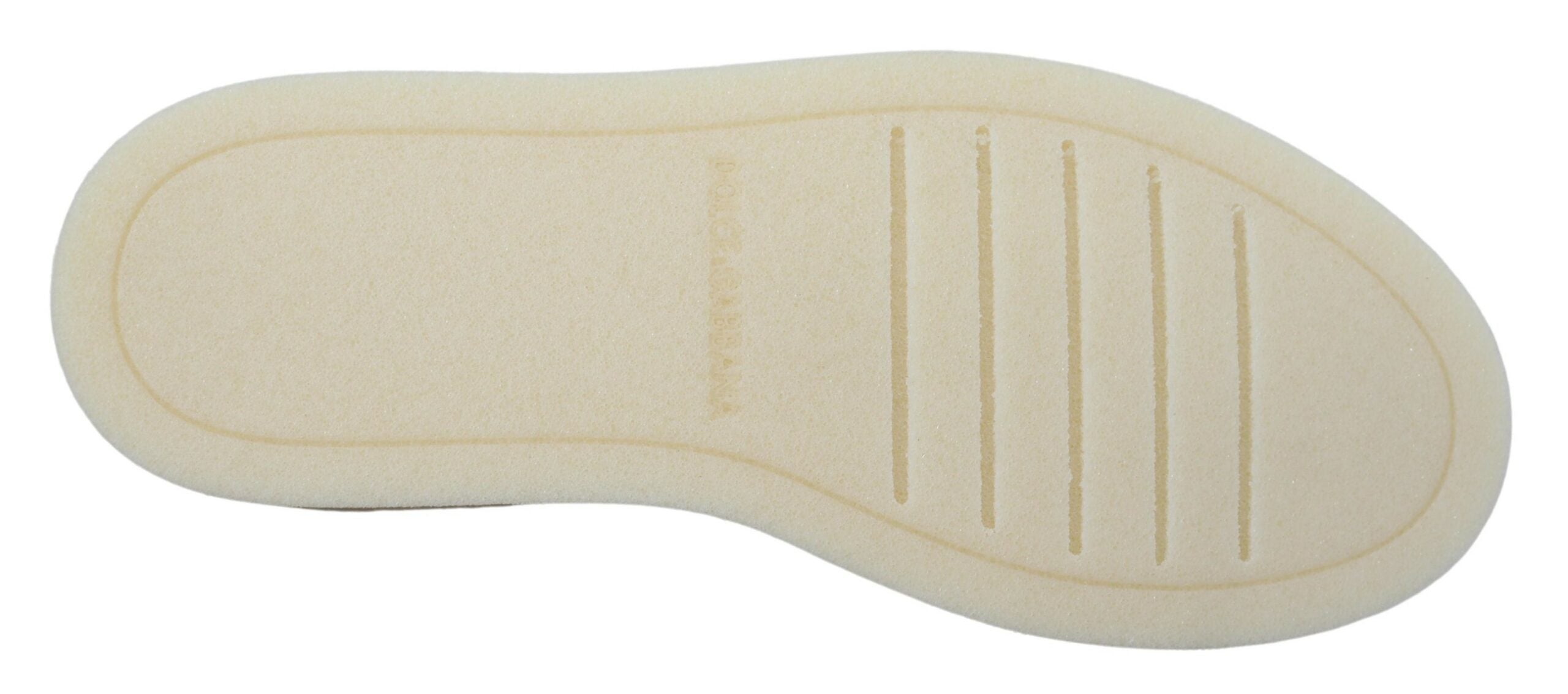 Елегантни бели ниски оксфордски кецове Dolce & Gabbana