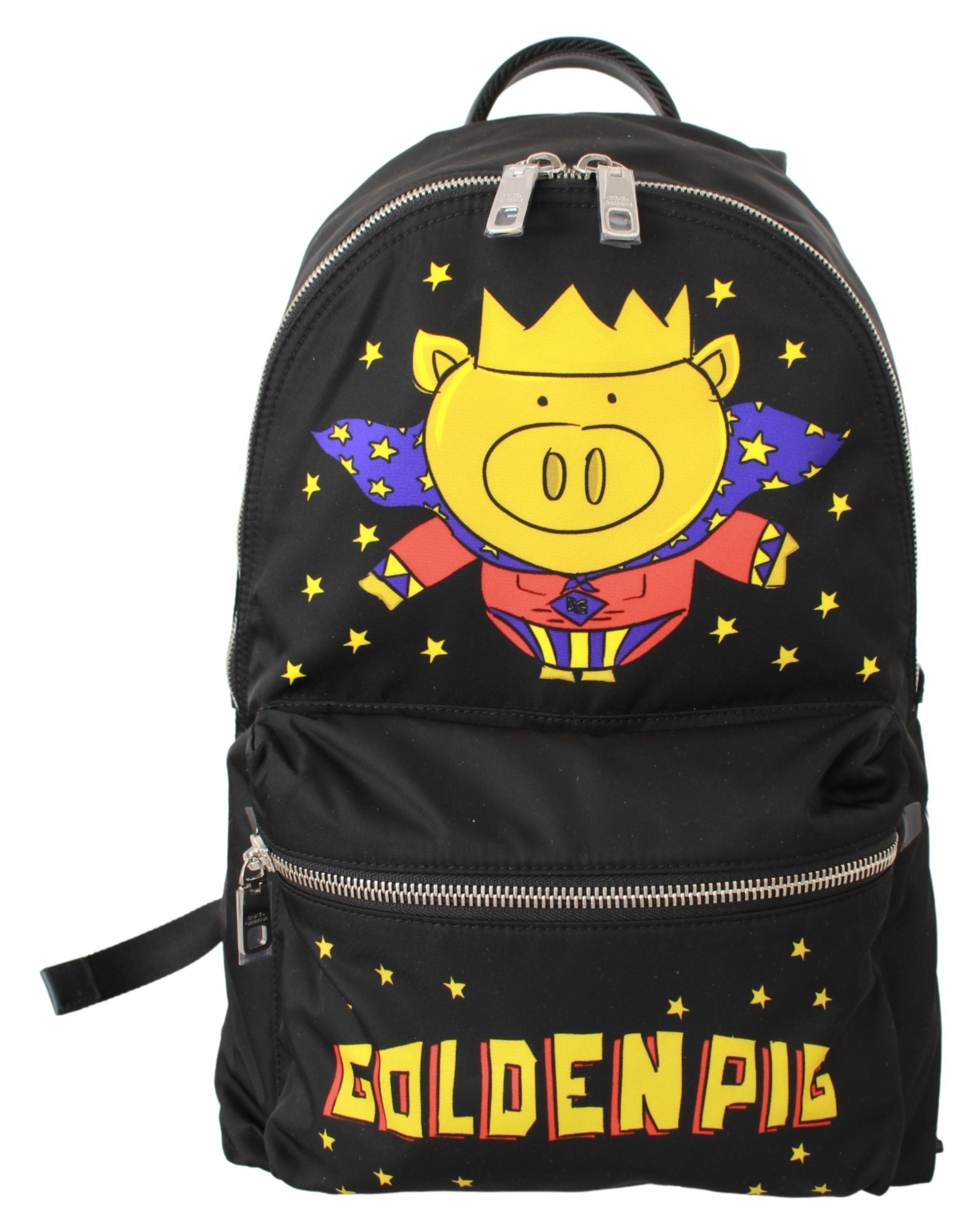 Ученическа раница Dolce & Gabbana Black Golden Pig of the Year