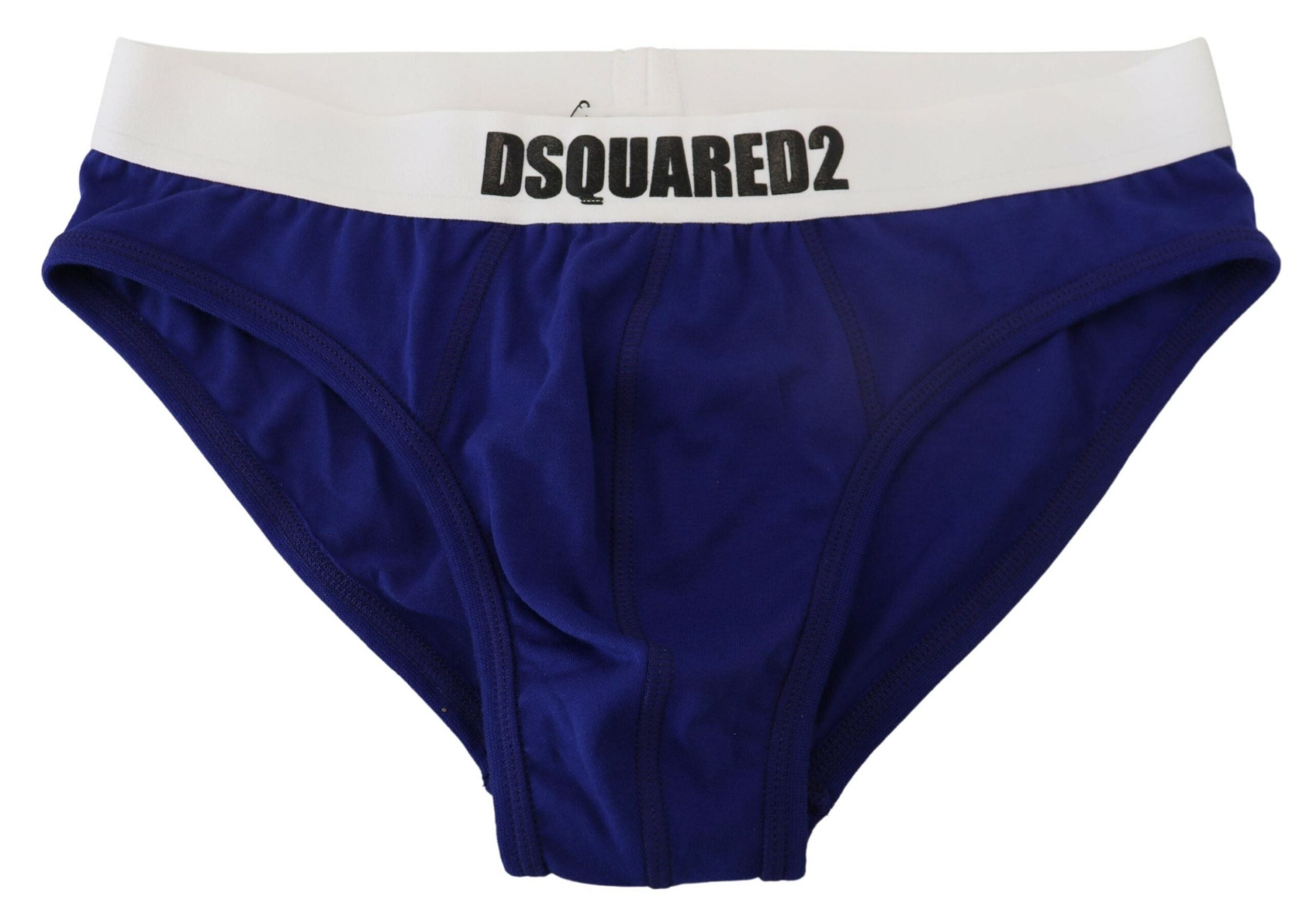 Dsquared² синьо бяло лого Памучно еластично мъжко бельо