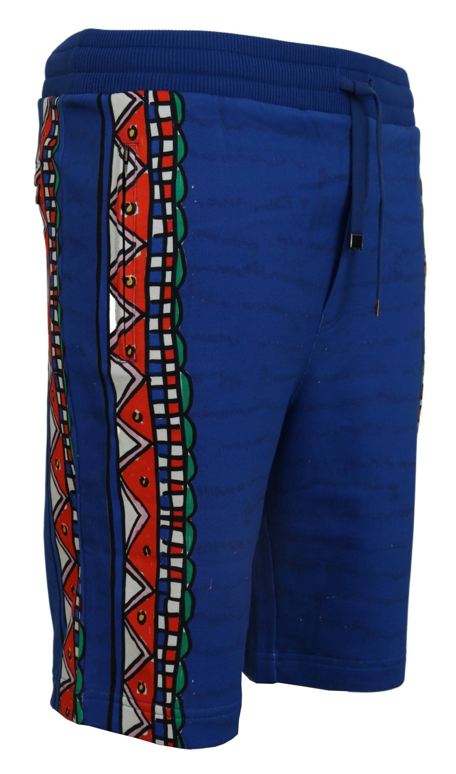 Dolce & Gabbana Elegant Multicolor Printed Cotton Shorts