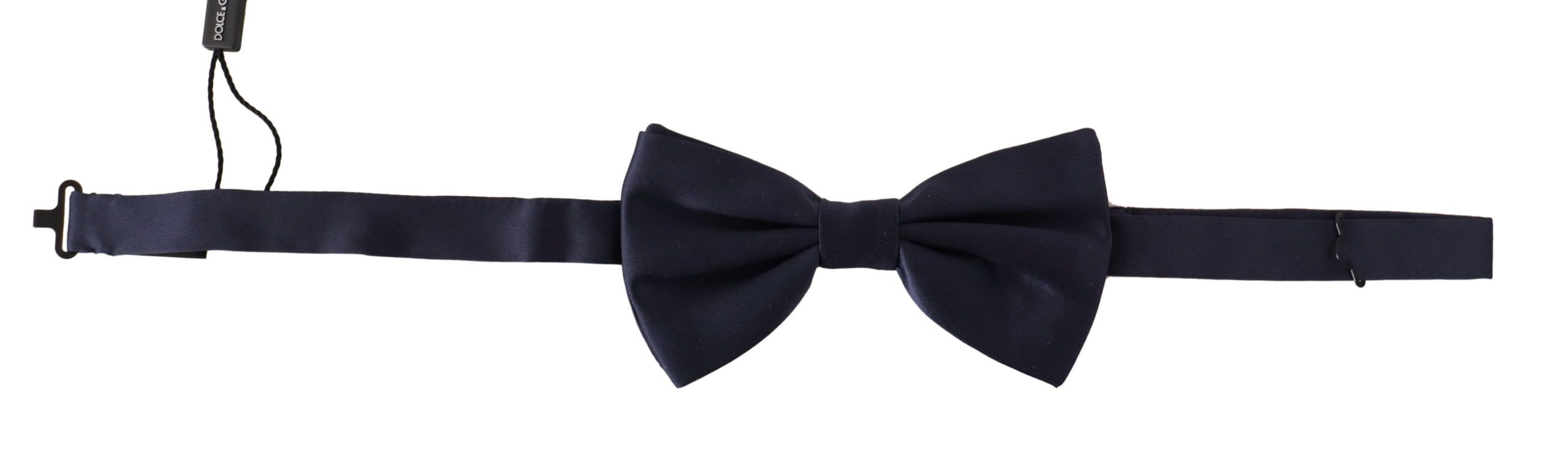 Dolce & Gabbana Blue 100% копринена вратовръзка Papillon с регулируема яка