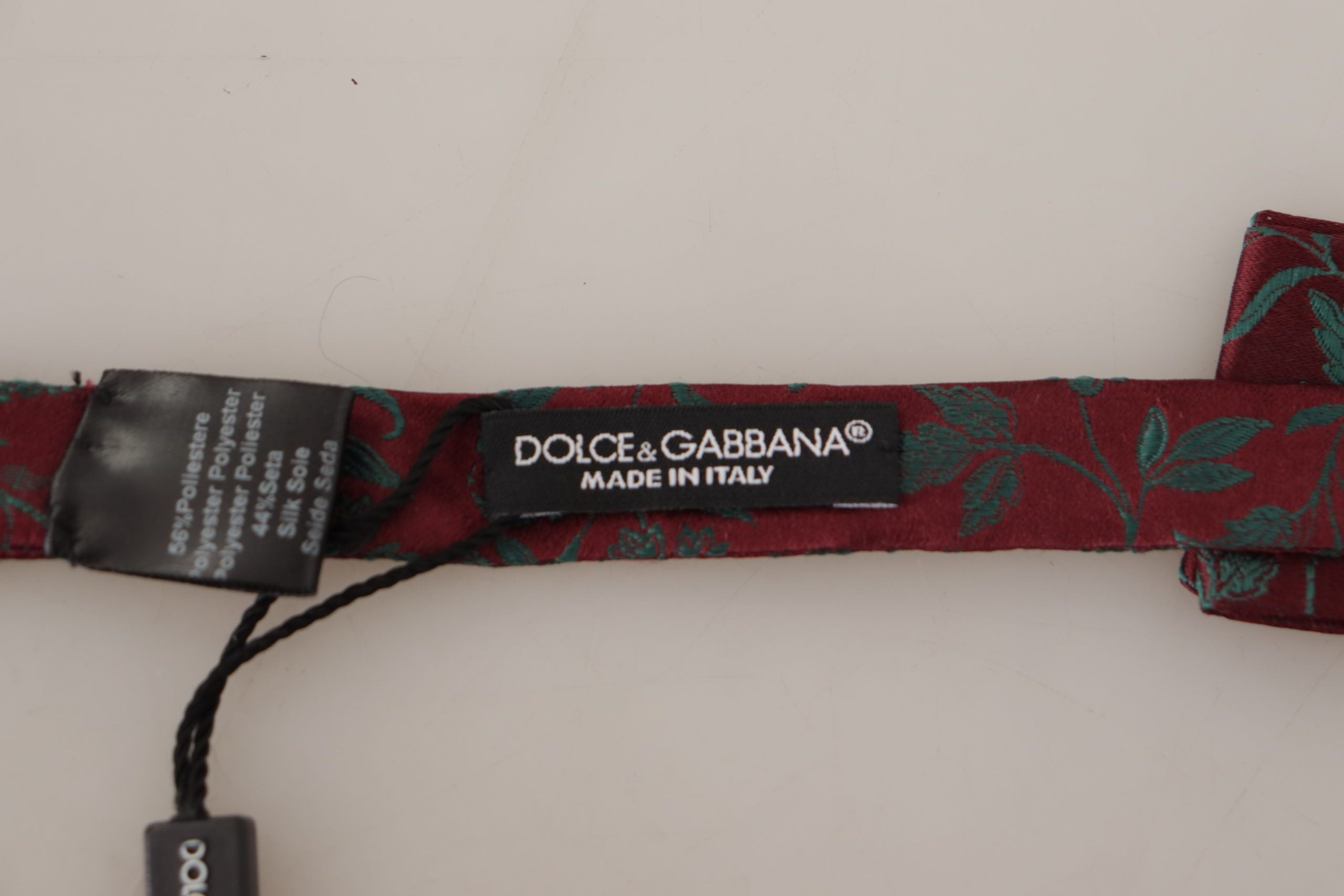 Папионка Dolce & Gabbana с кестенява шарка и регулируема деколте