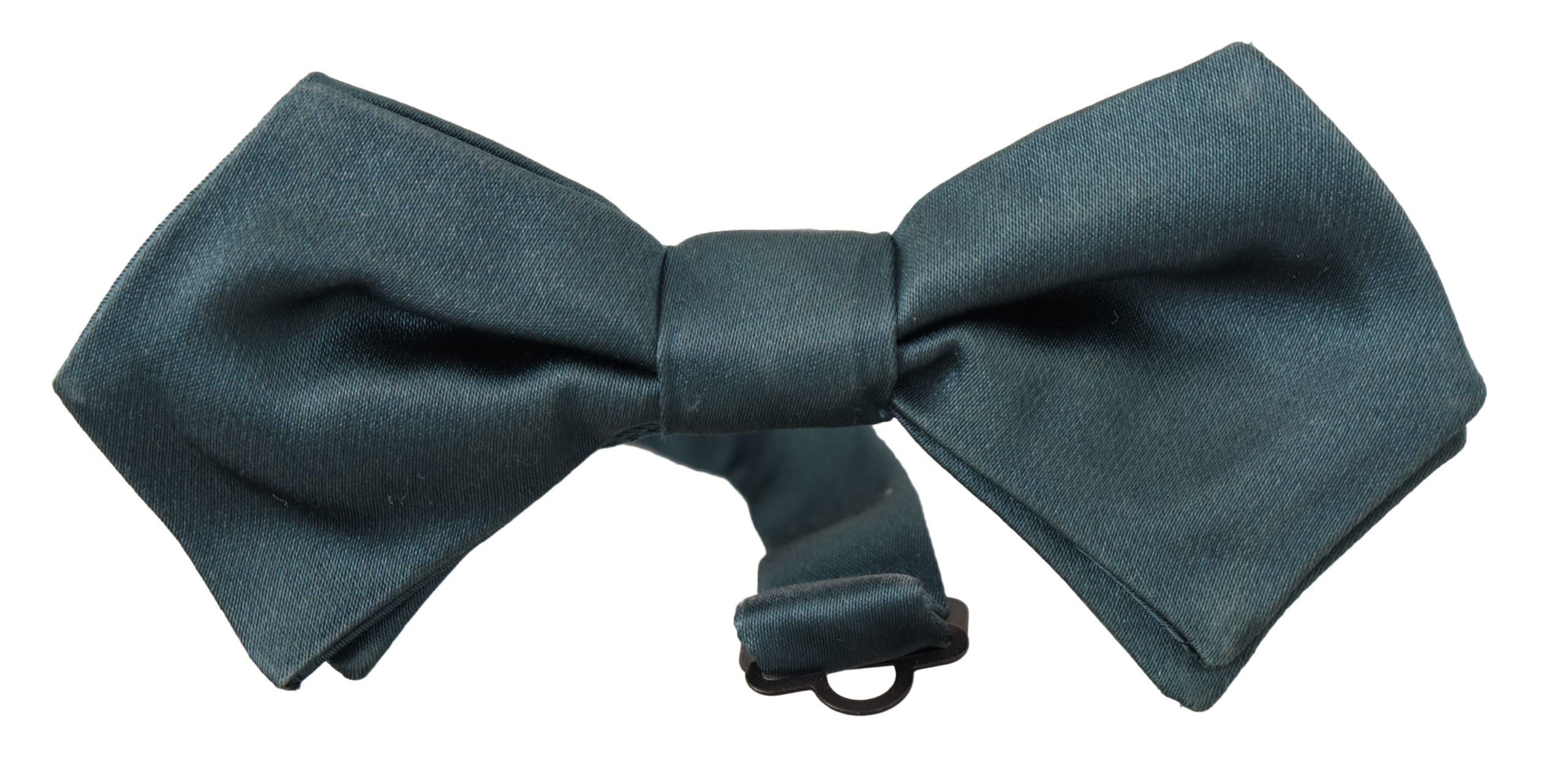 Dolce & Gabbana Green 100% копринена вратовръзка Papillon с регулируема яка