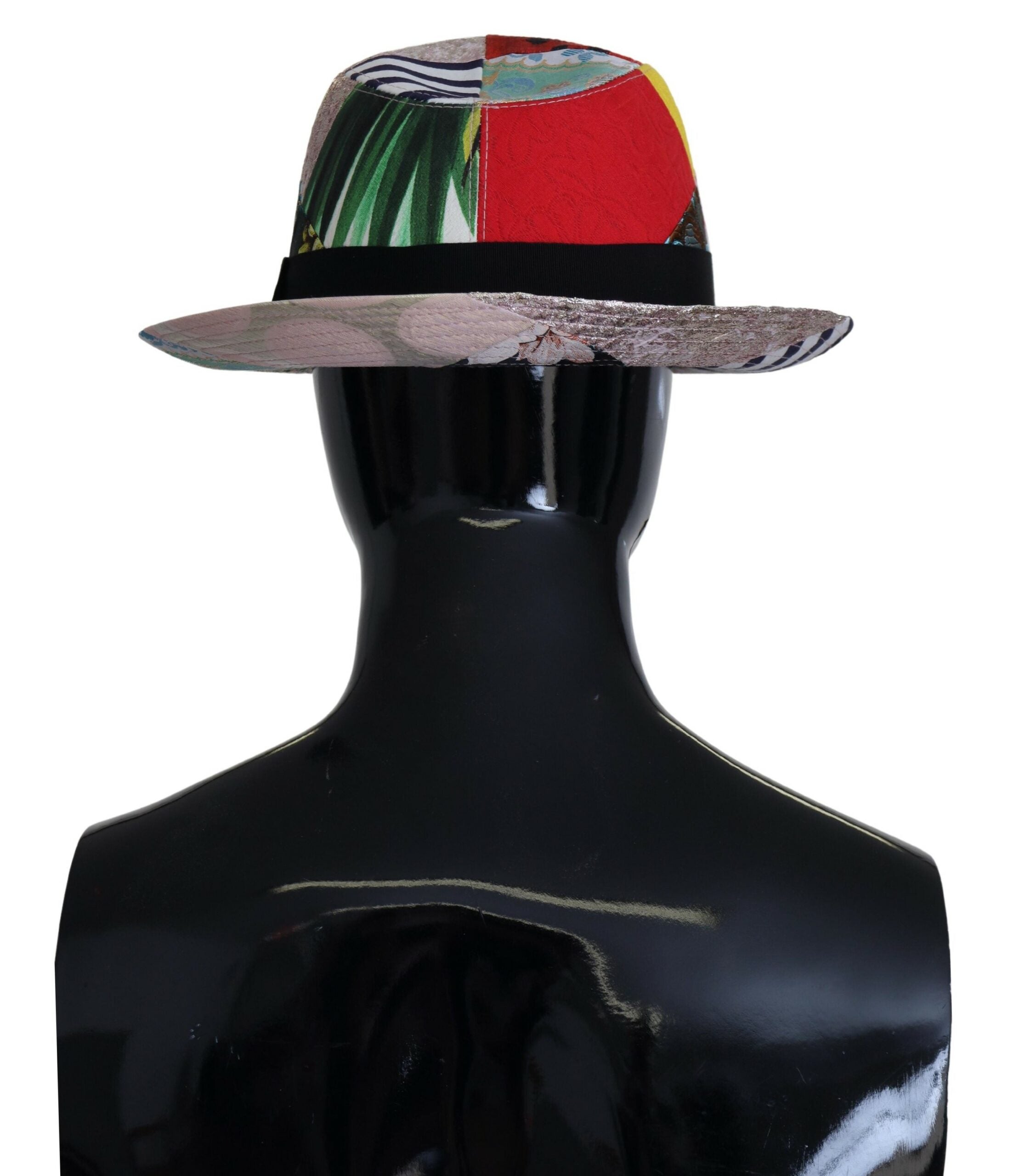 Dolce & Gabbana Eclectic Chic Multicolor Fedora Cap