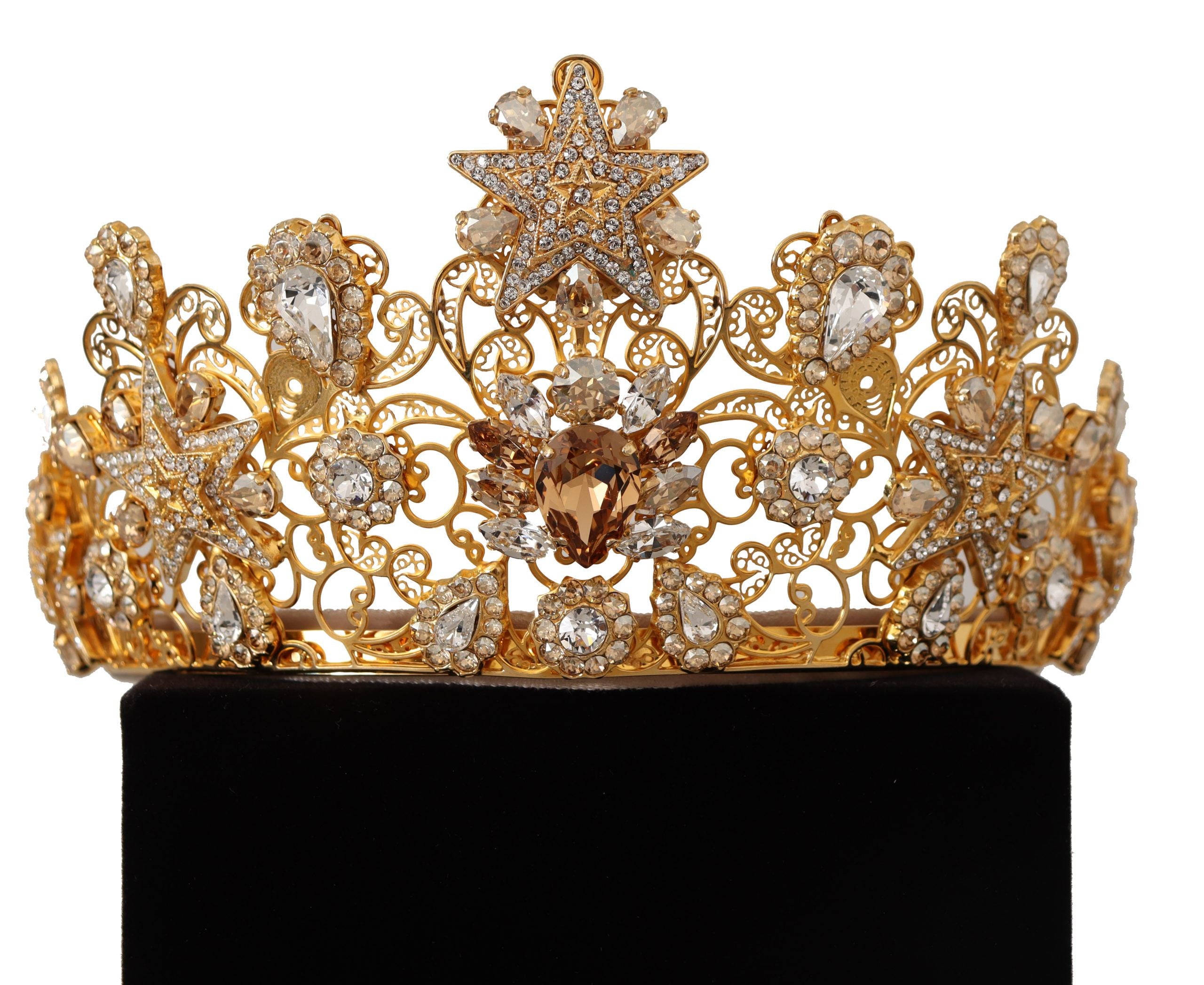 Dolce & Gabbana Elegant Crystal Embellished Diadem