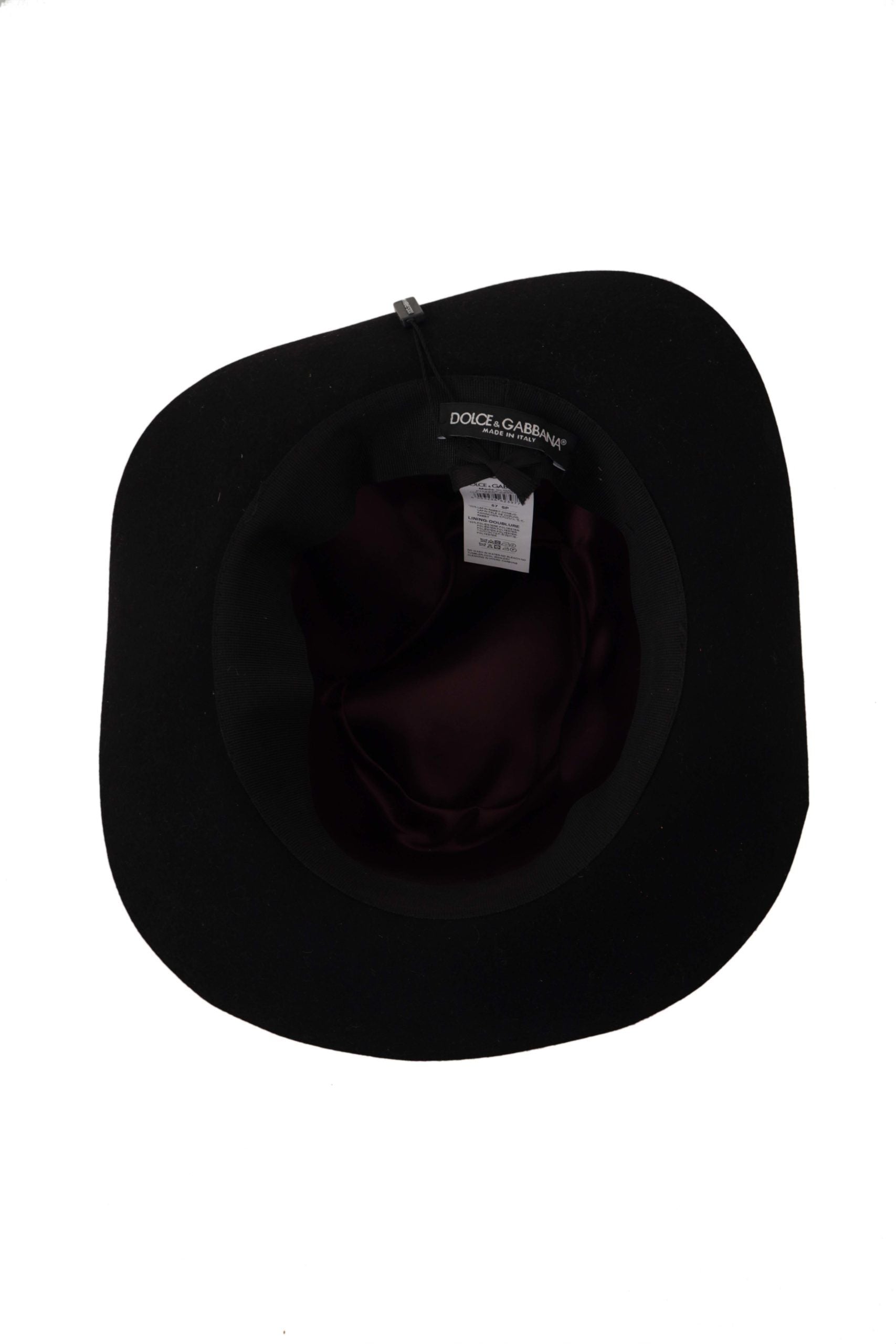 Dolce & Gabbana, украсена със злато кристална шапка Fedora, бродирана с кристали