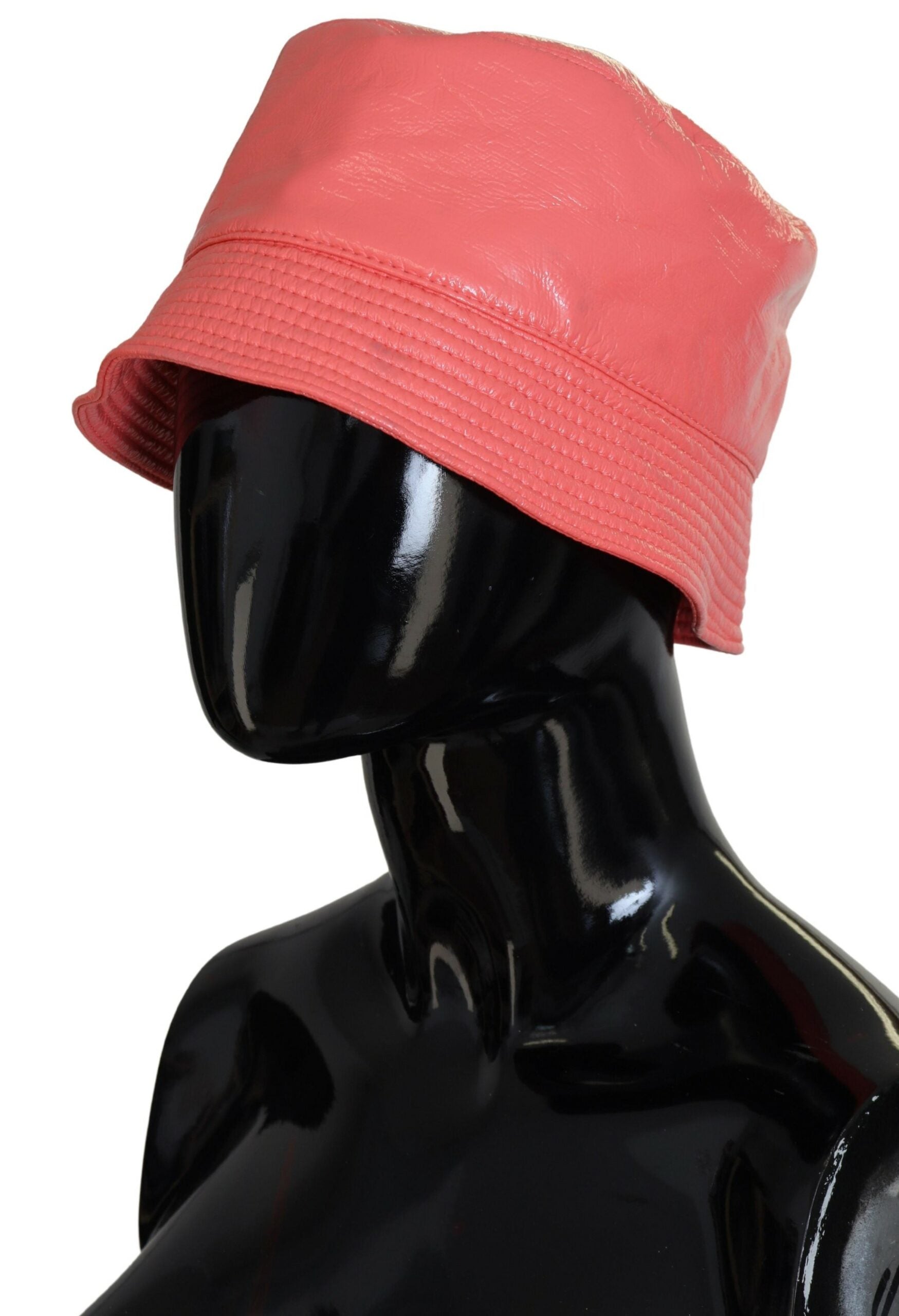 Dolce & Gabbana Elegant Peach Bucket Hat - Summer Chic Essential