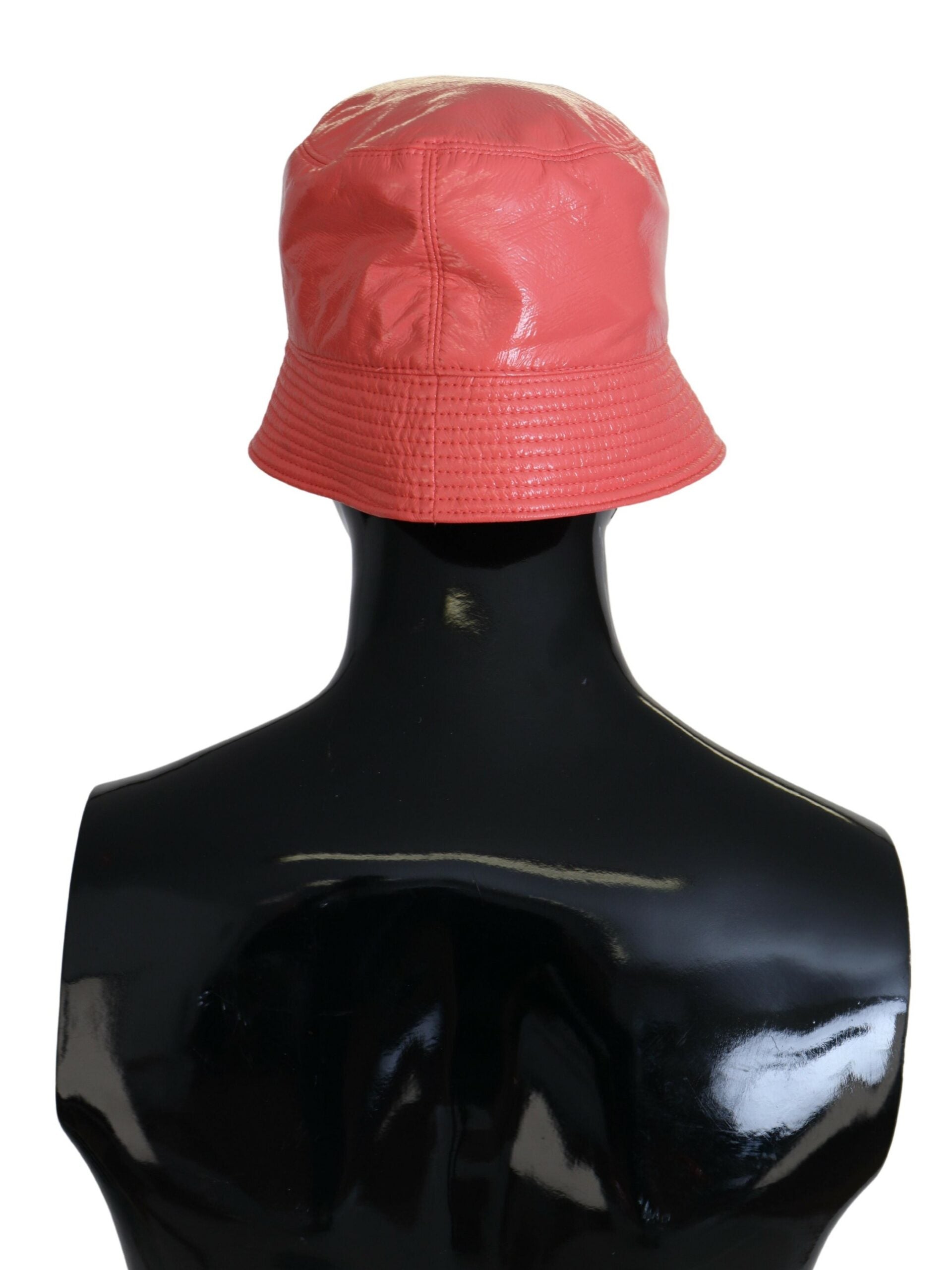 Dolce & Gabbana Elegant Peach Bucket Hat - Summer Chic Essential