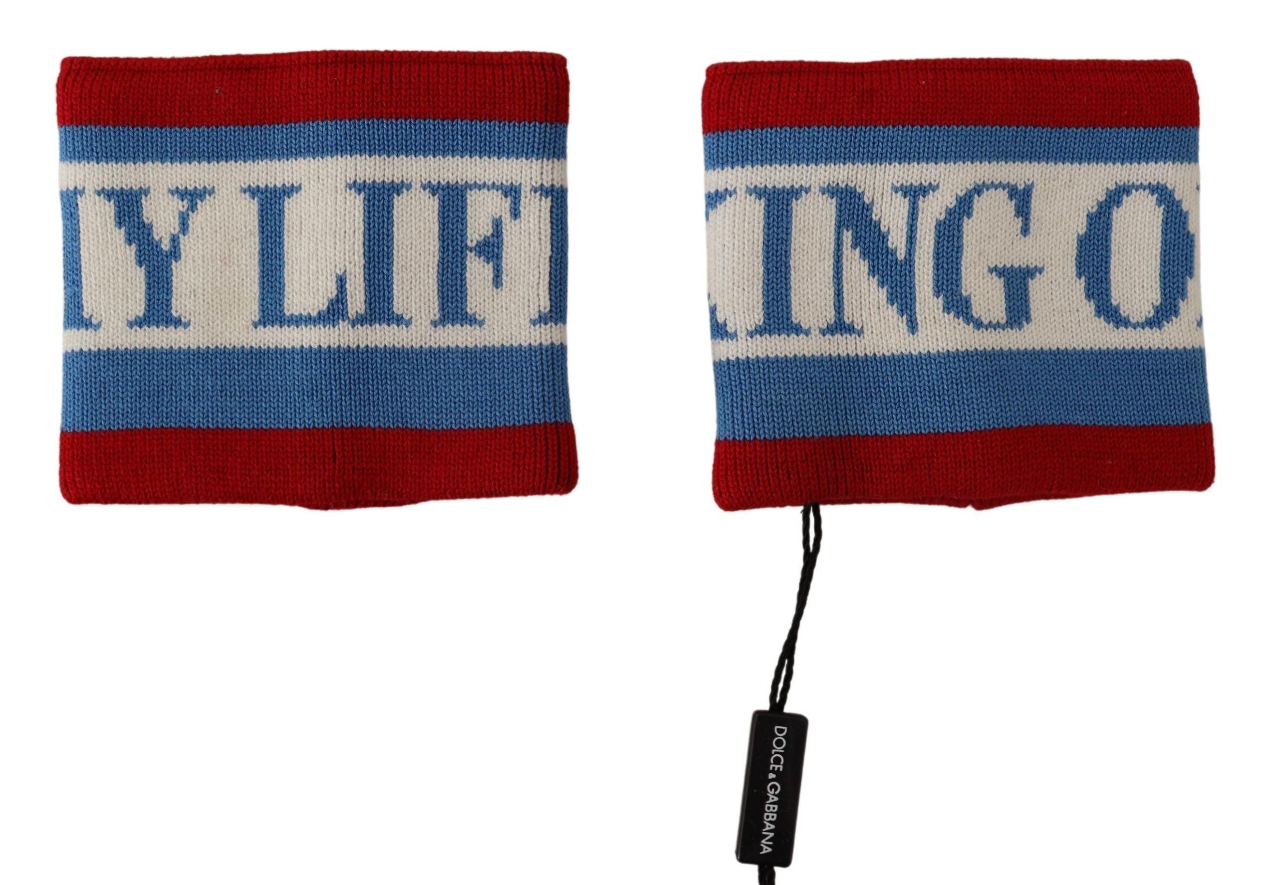 Dolce & Gabbana Многоцветна кашмирена гривна King Of My Life