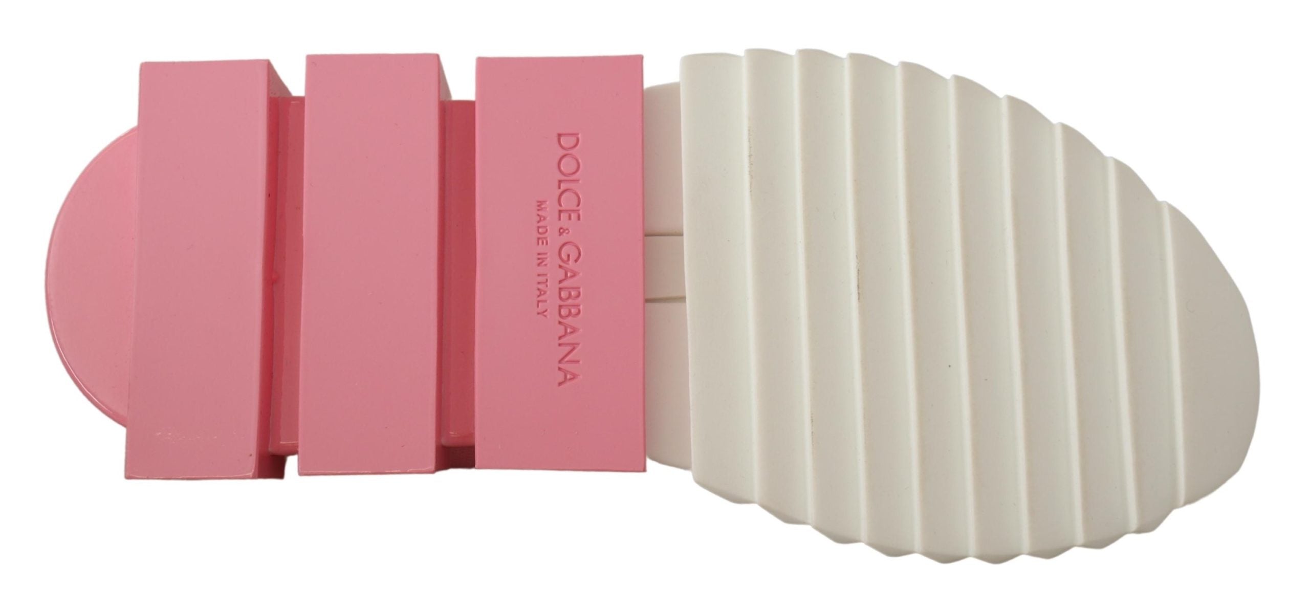 Дамски маратонки Dolce & Gabbana Pink White Logo Sorrento